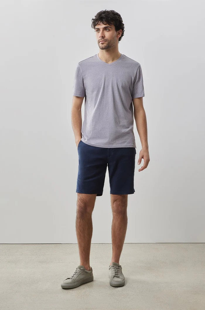 Robert Barakett | Le T-shirt Thoreau à col en V - Mauve