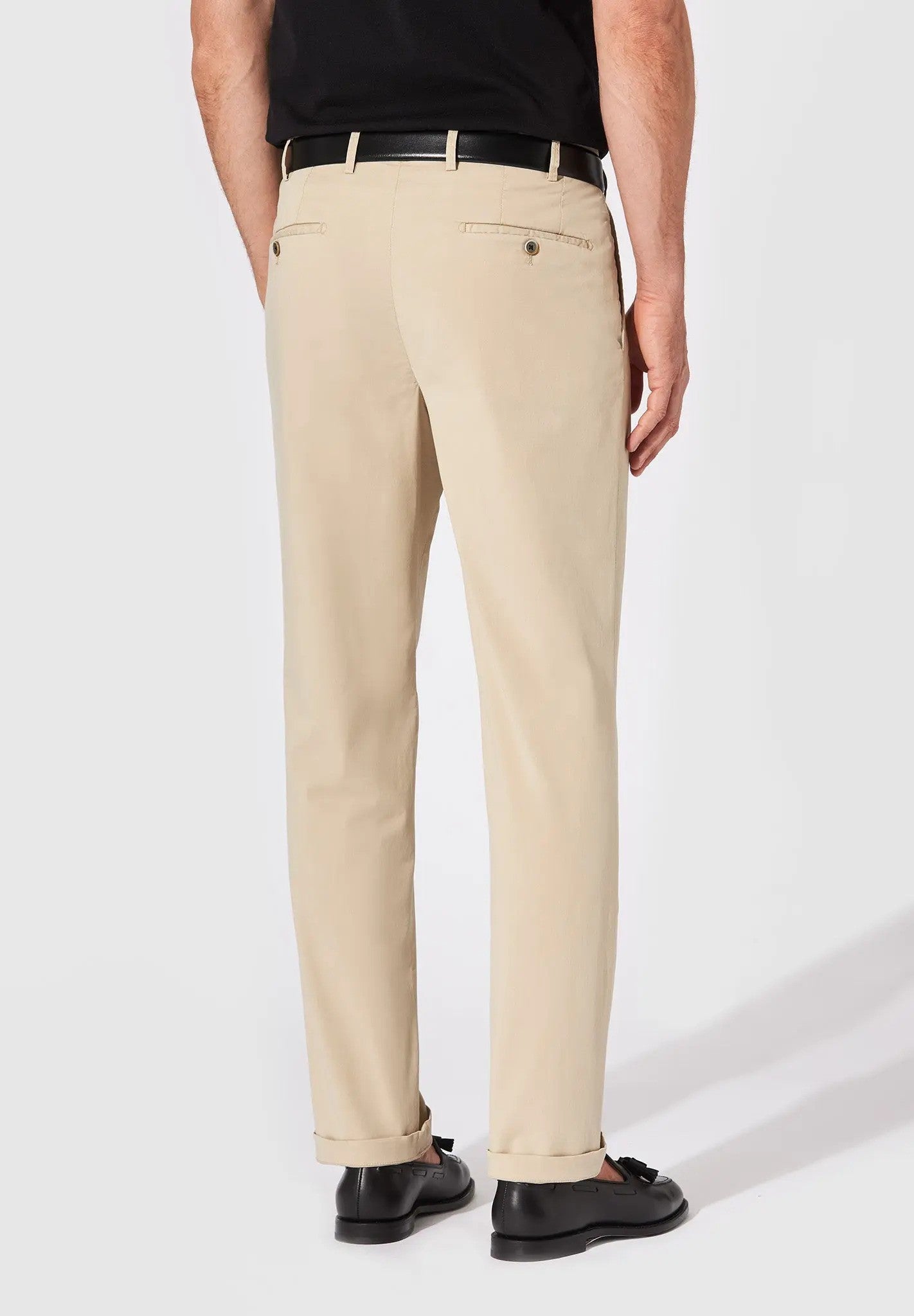 HILTL | Le chino ''Primo'' en coton et lyocell -Beige