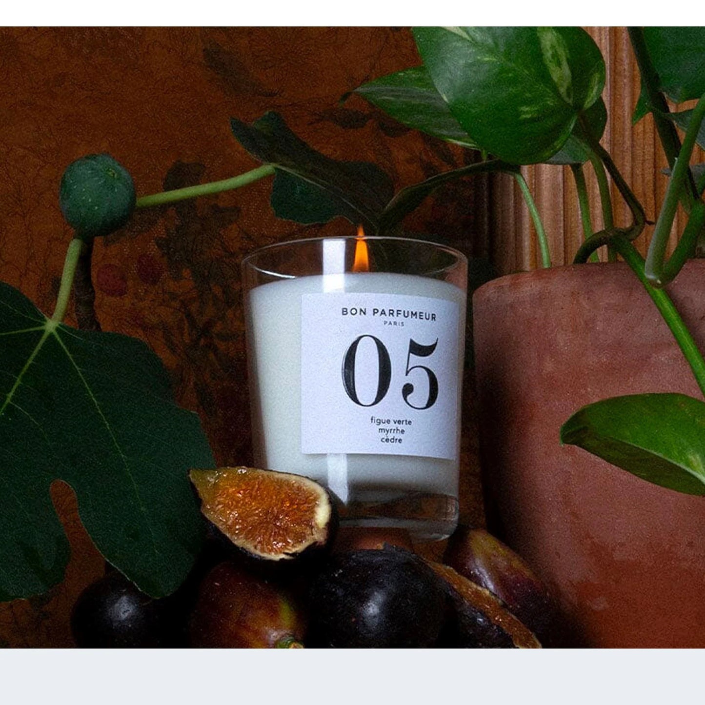 Bon Parfumeur | Bougie 05 Figue Verte, Myrrhe et Cèdre