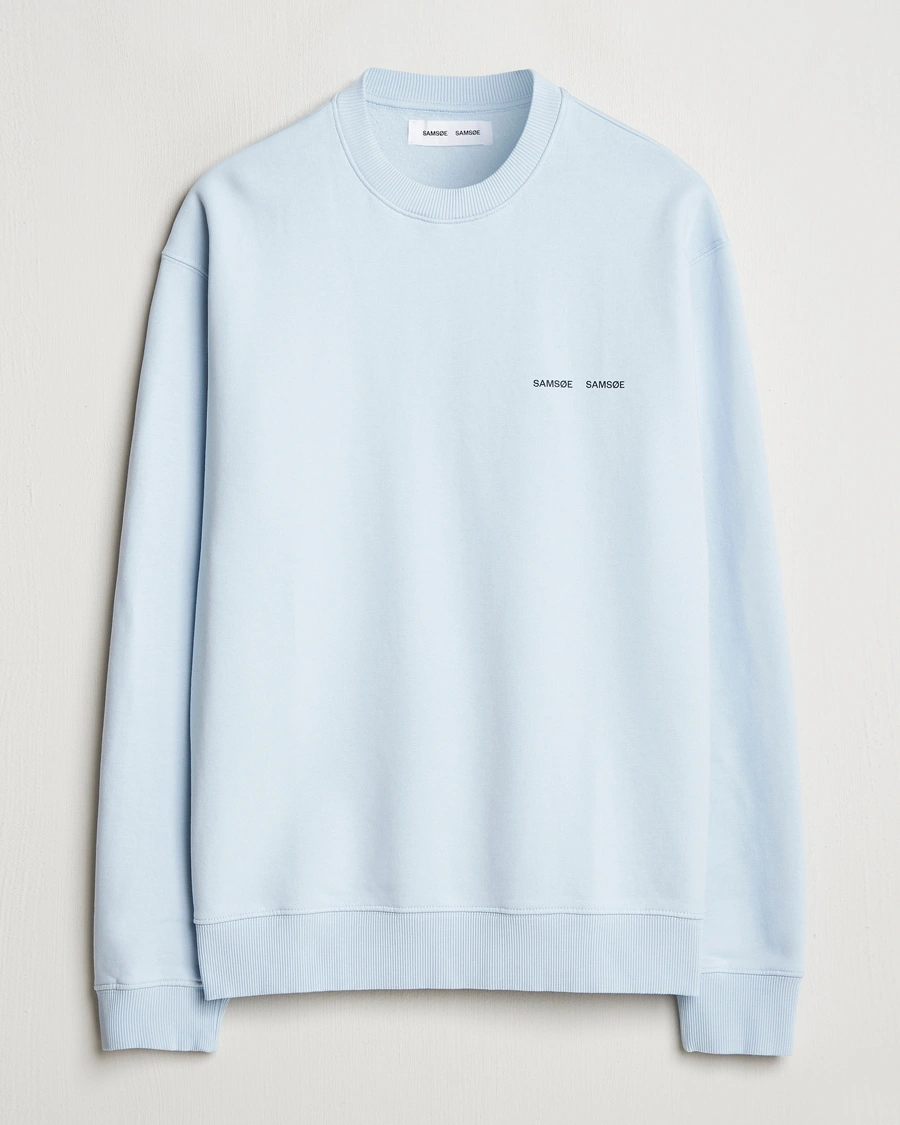 SAMSØE SAMSØE | Le sweat à col rond ''Norsbro'' - Bleu ciel
