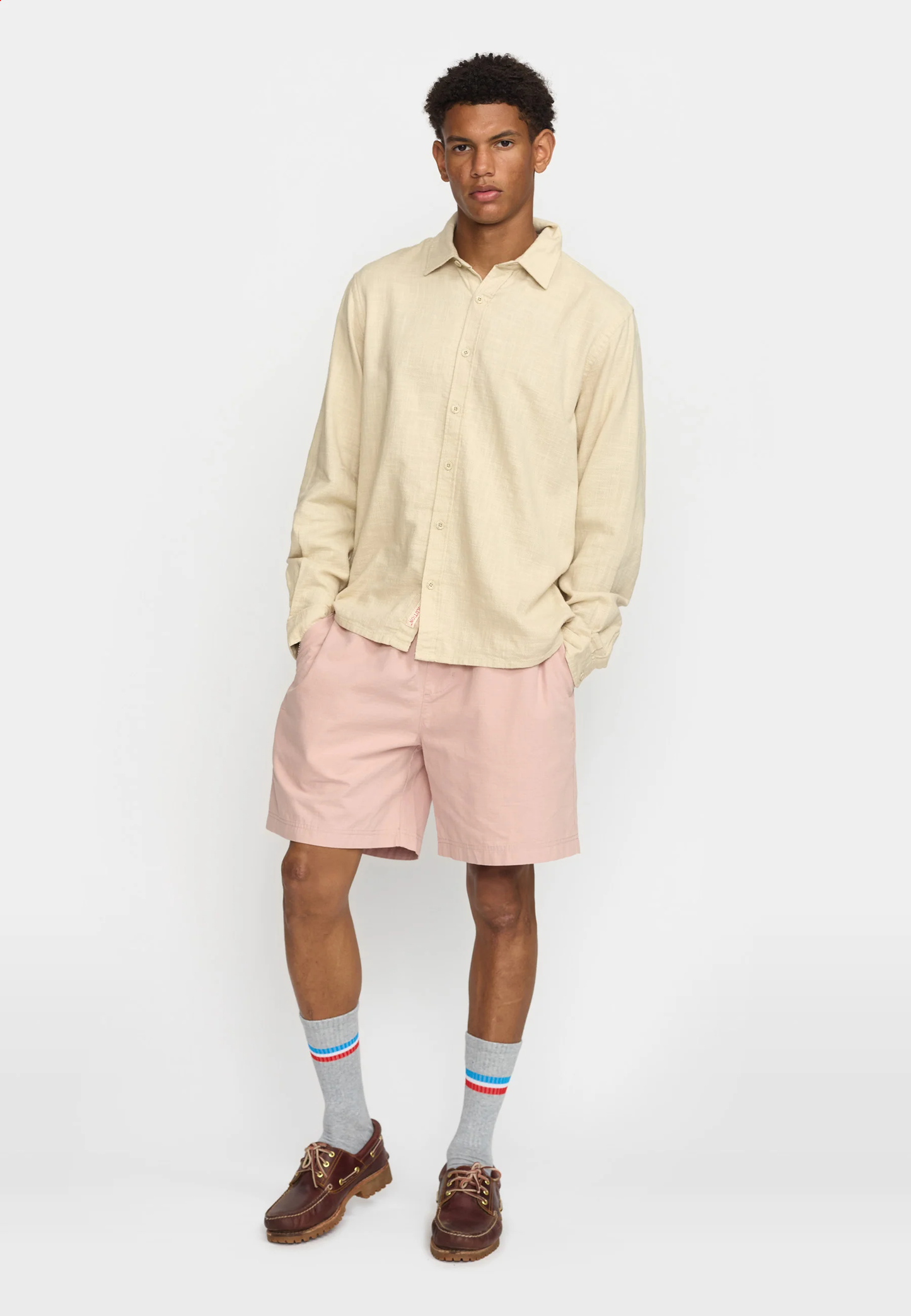Revolution | Chemise texturée à coupe ample - écru