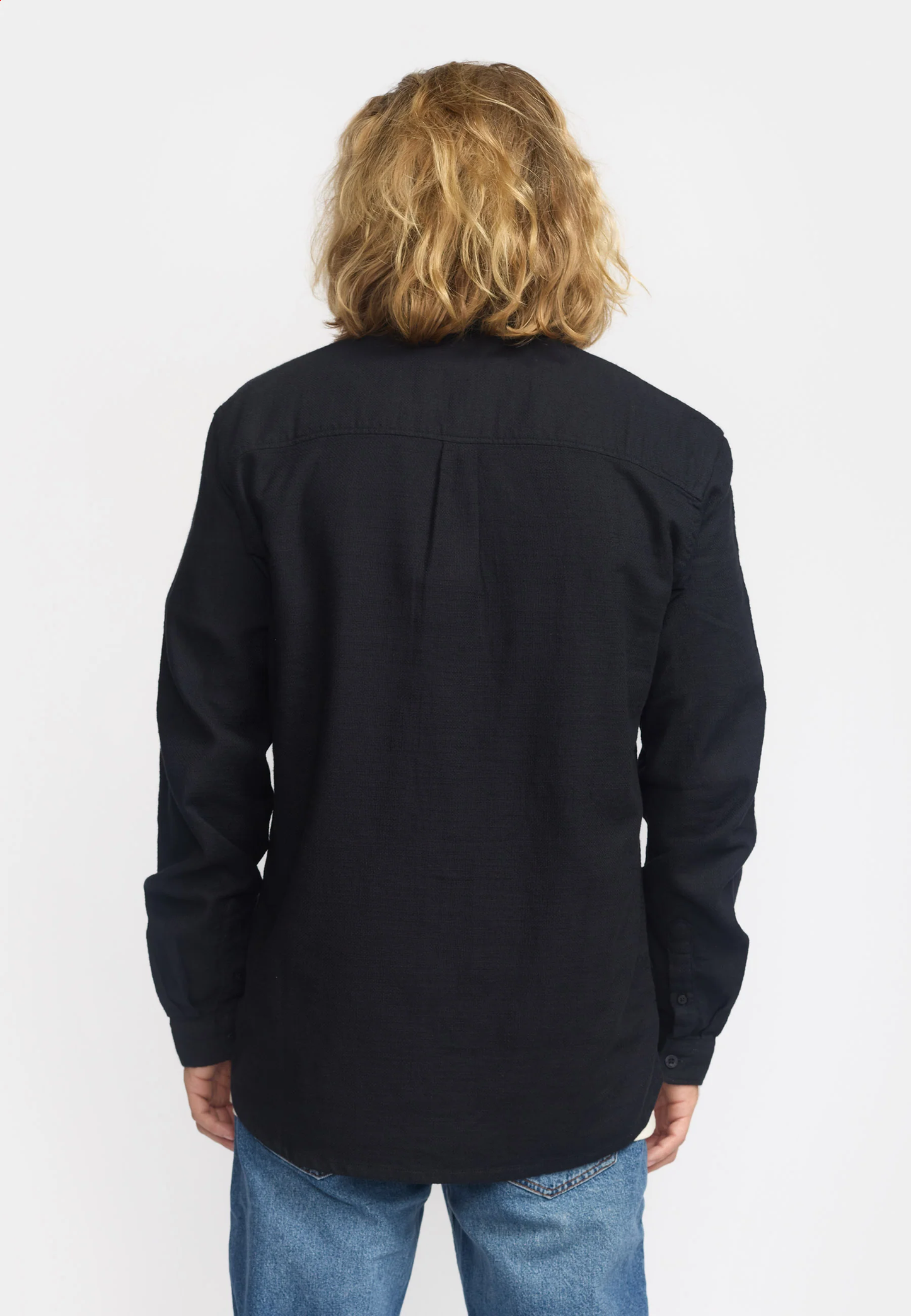 Revolution | Chemise texturée à coupe ample - Noir