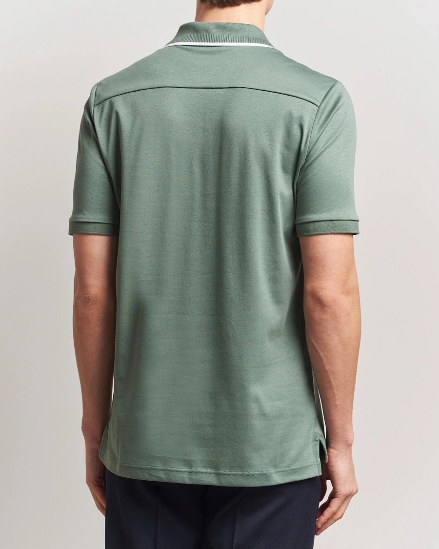 Eton | Polo en coton Supima Interlock - Vert