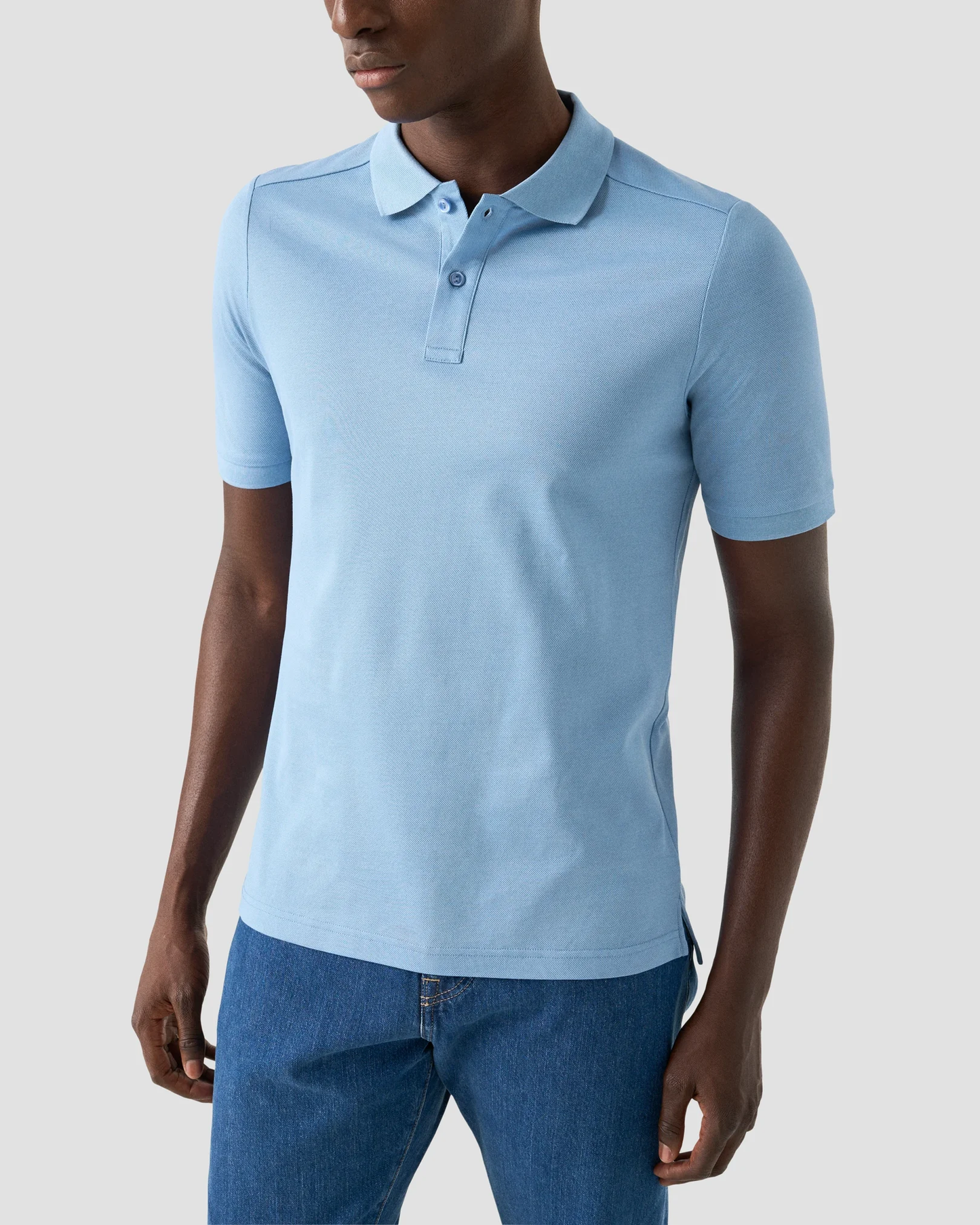 Eton | Le polo Piqué - Bleu