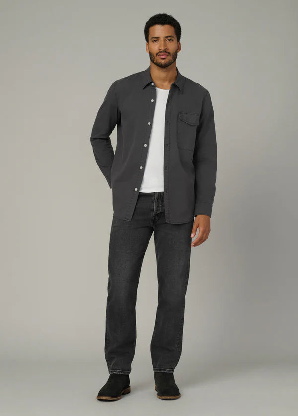 JOE'S | Chemise style workear "Reynolds" - Gris foncé