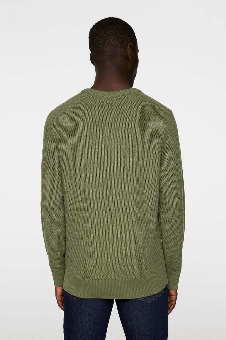 J.Lindeberg | Le pull-over en coton "Arthur" - Olive