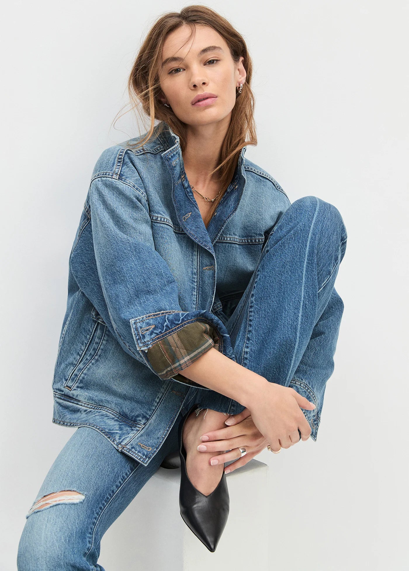Favorite Daughter | Veste en jean  "Margot" - Bleu denim