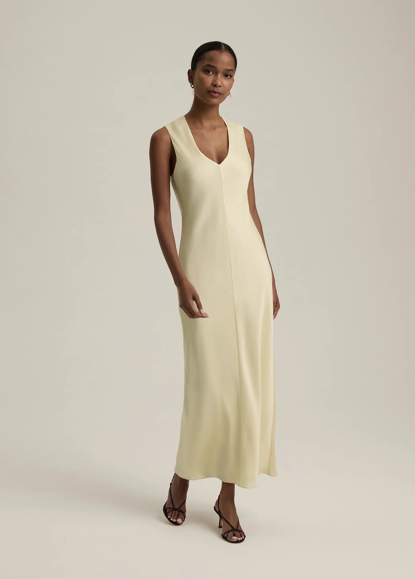 Favorite Daughter | Robe en soie "THE FAVORITE" - Jaune