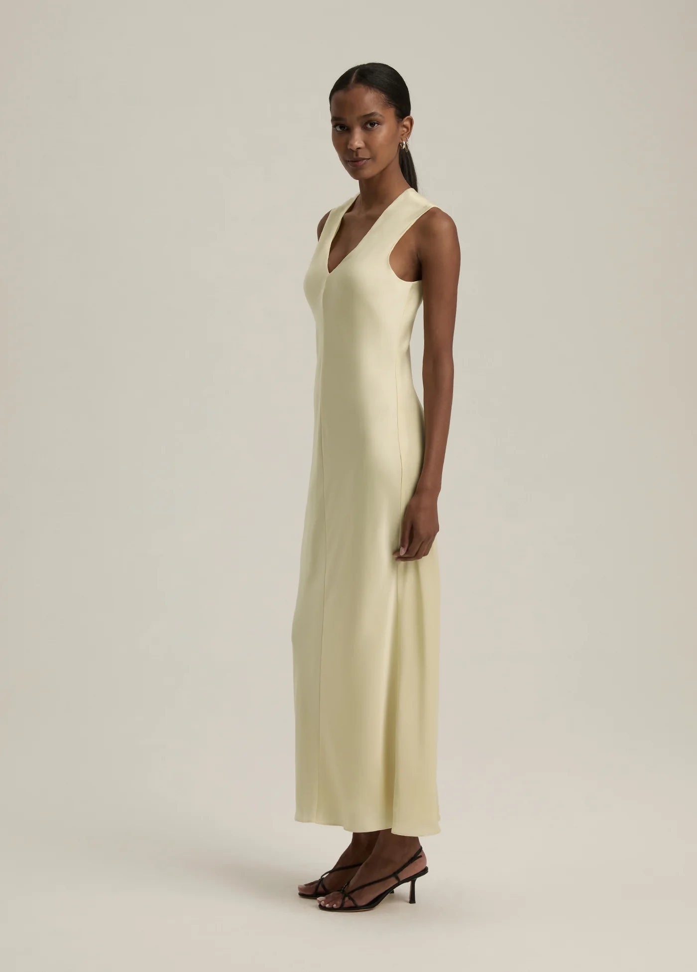 Favorite Daughter | Robe en soie "THE FAVORITE" - Jaune