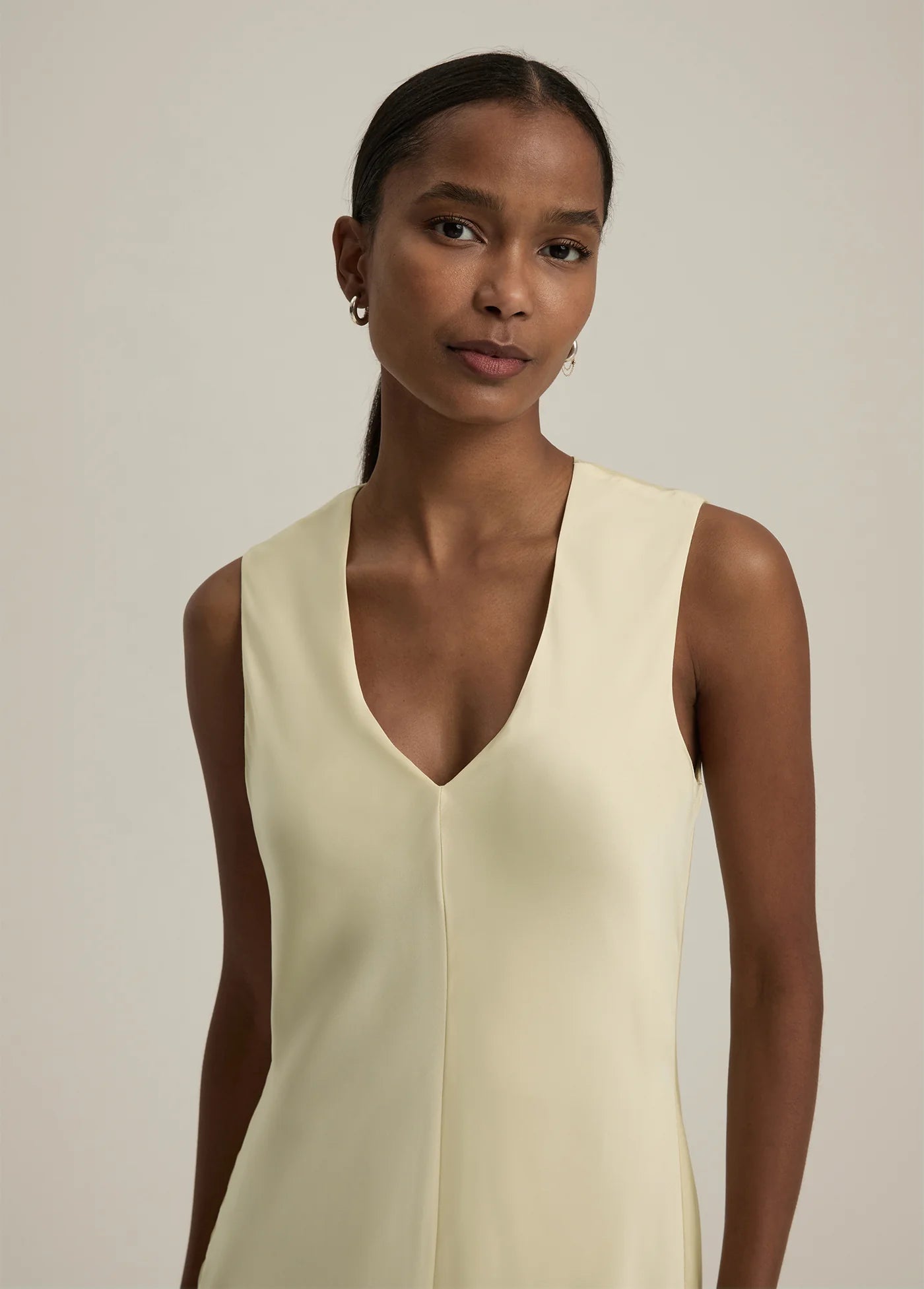 Favorite Daughter | Robe en soie "THE FAVORITE" - Jaune