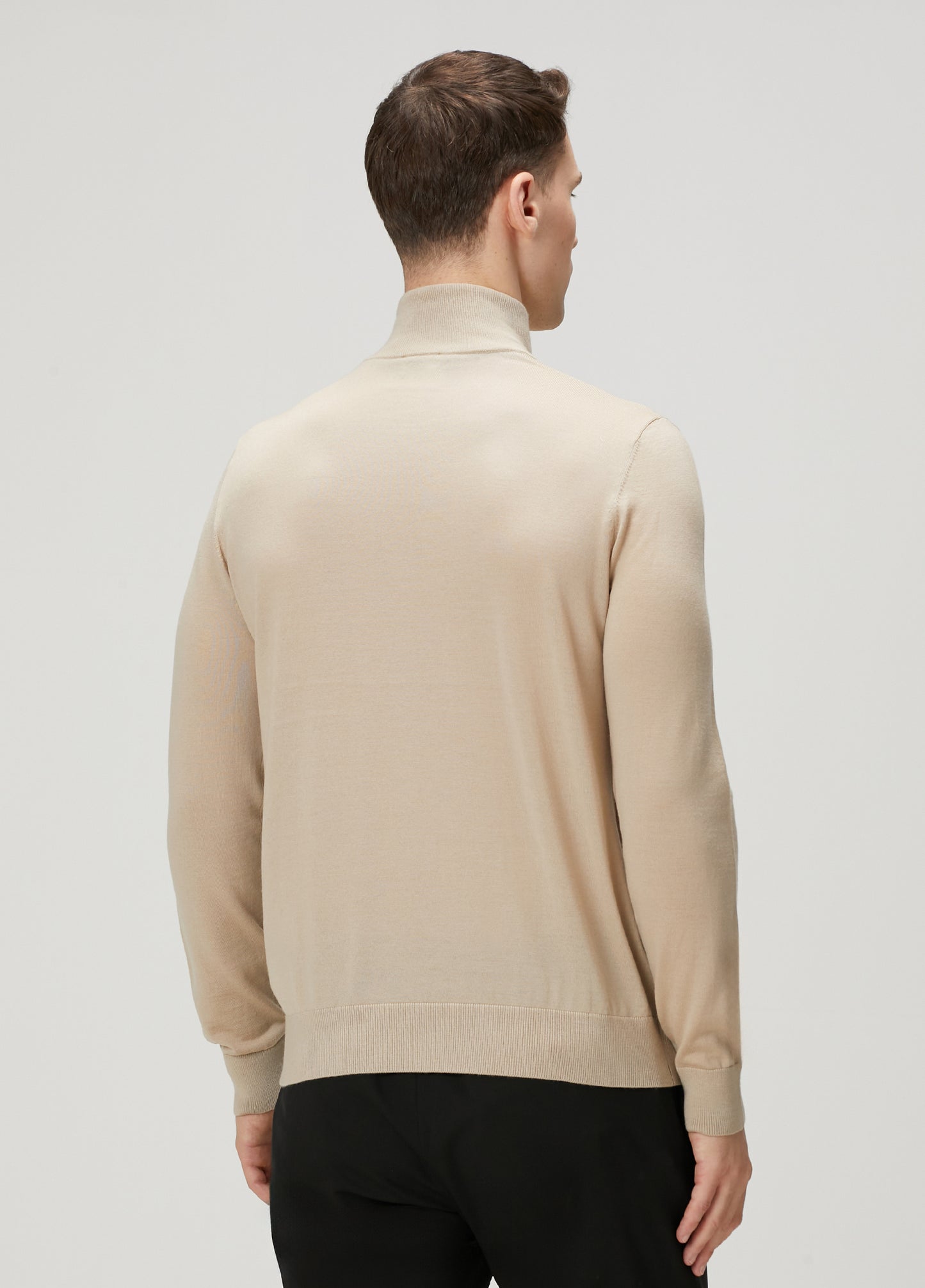 Pal Zileri | Pull à col montant en laine, coupe classique - Beige