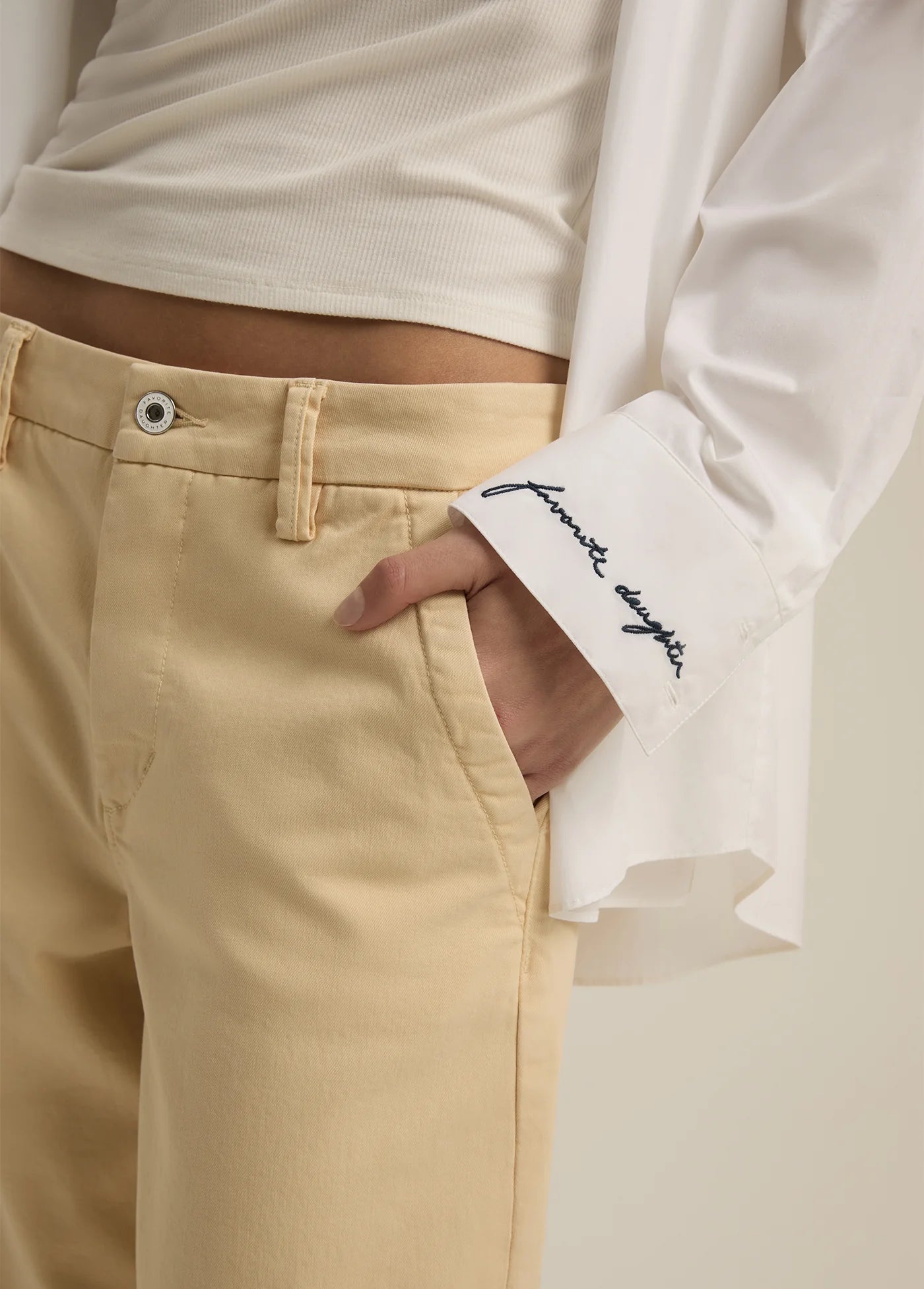 Favorite Daughter | Les pantalons "THE TAYLOR" - Jaune