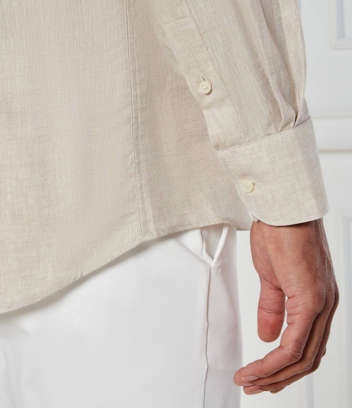 SAND Copenhagen | Chemise en lin ''8823 State soft '' - Beige