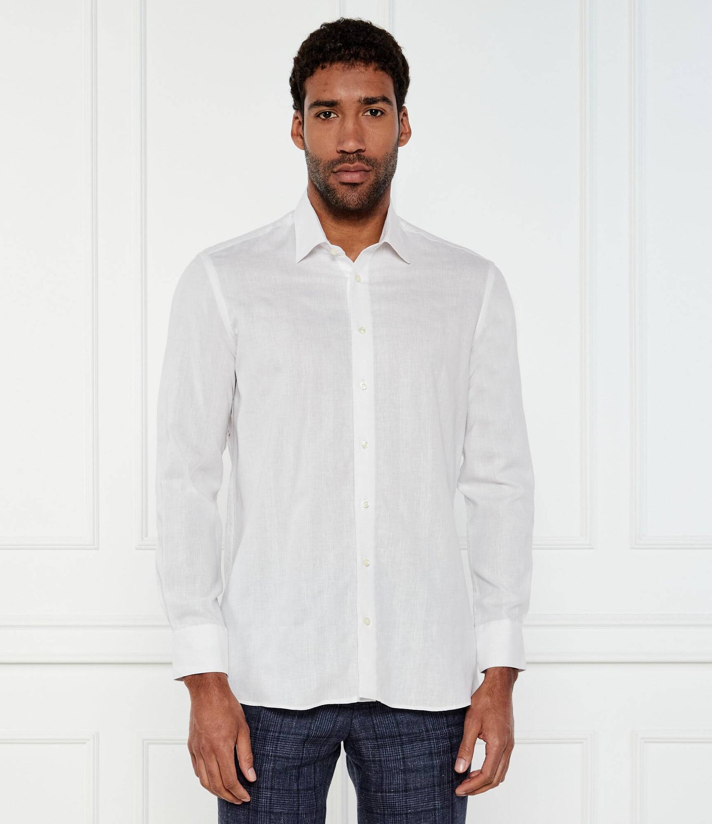 SAND Copenhagen | Chemise en lin ''8823 State soft '' - Blanc