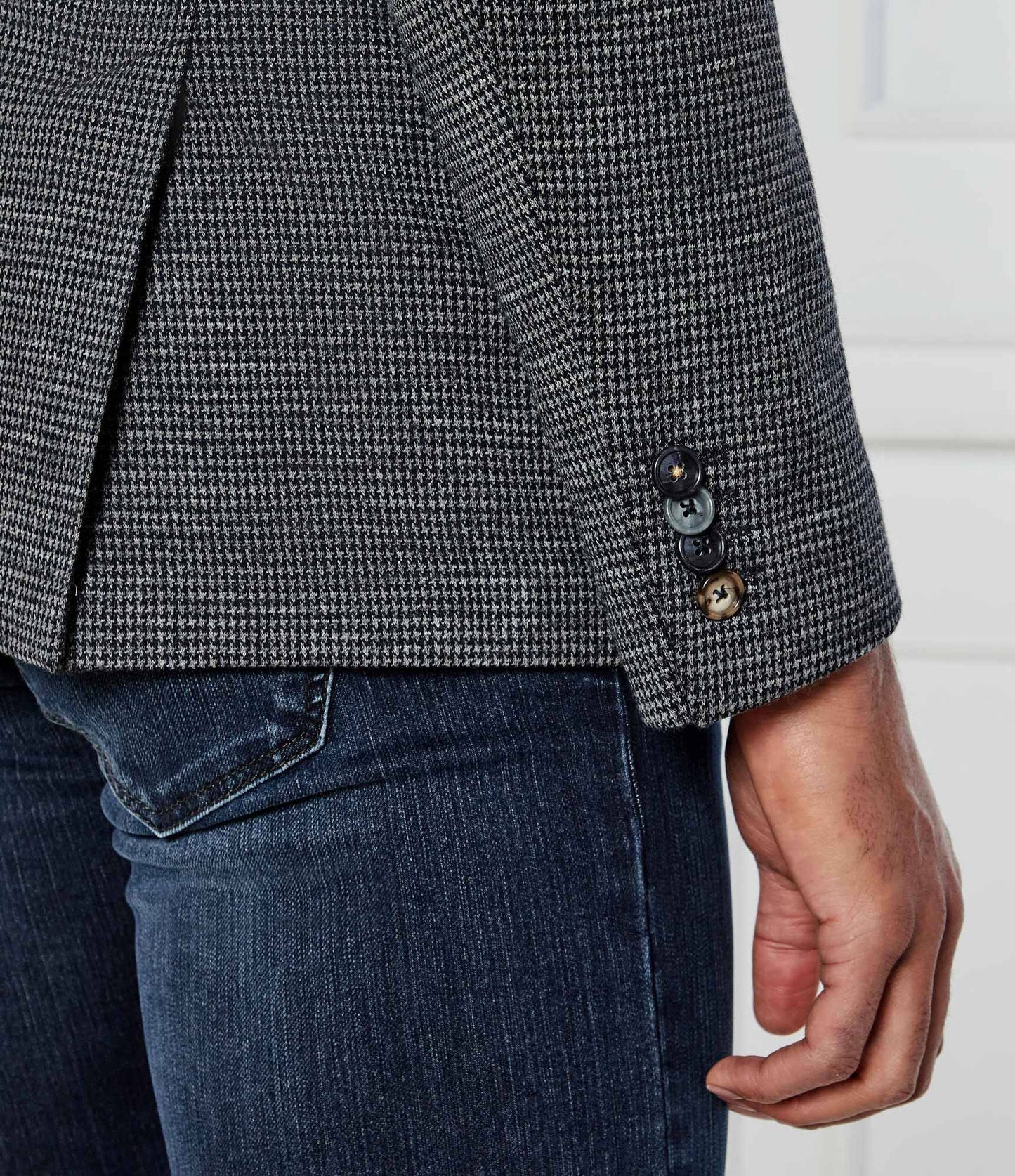SAND Copenhagen | Veston Jersey extensible ''6817 Star Easy'' – Gris foncé