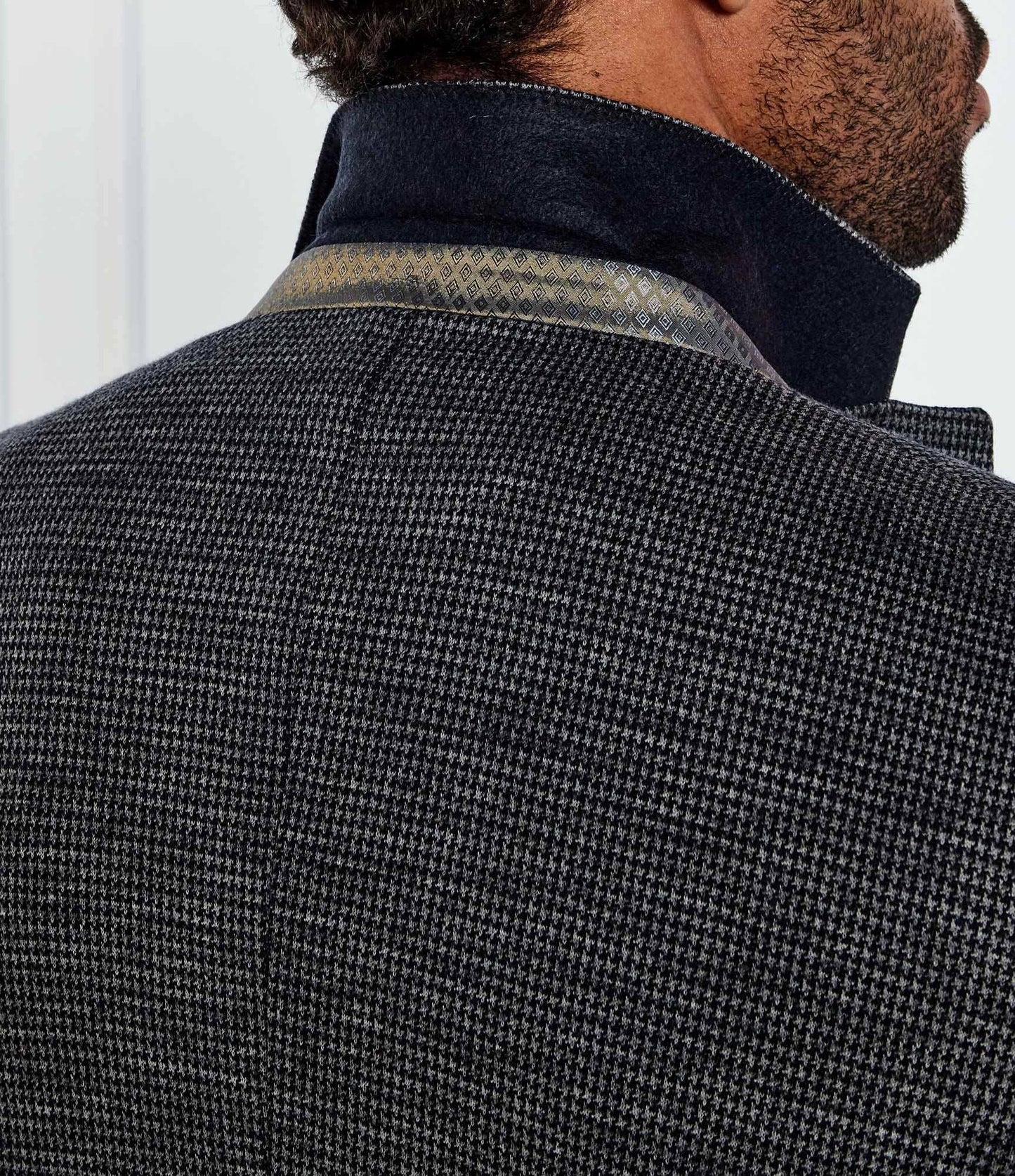 SAND Copenhagen | Veston Jersey extensible ''6817 Star Easy'' – Gris foncé