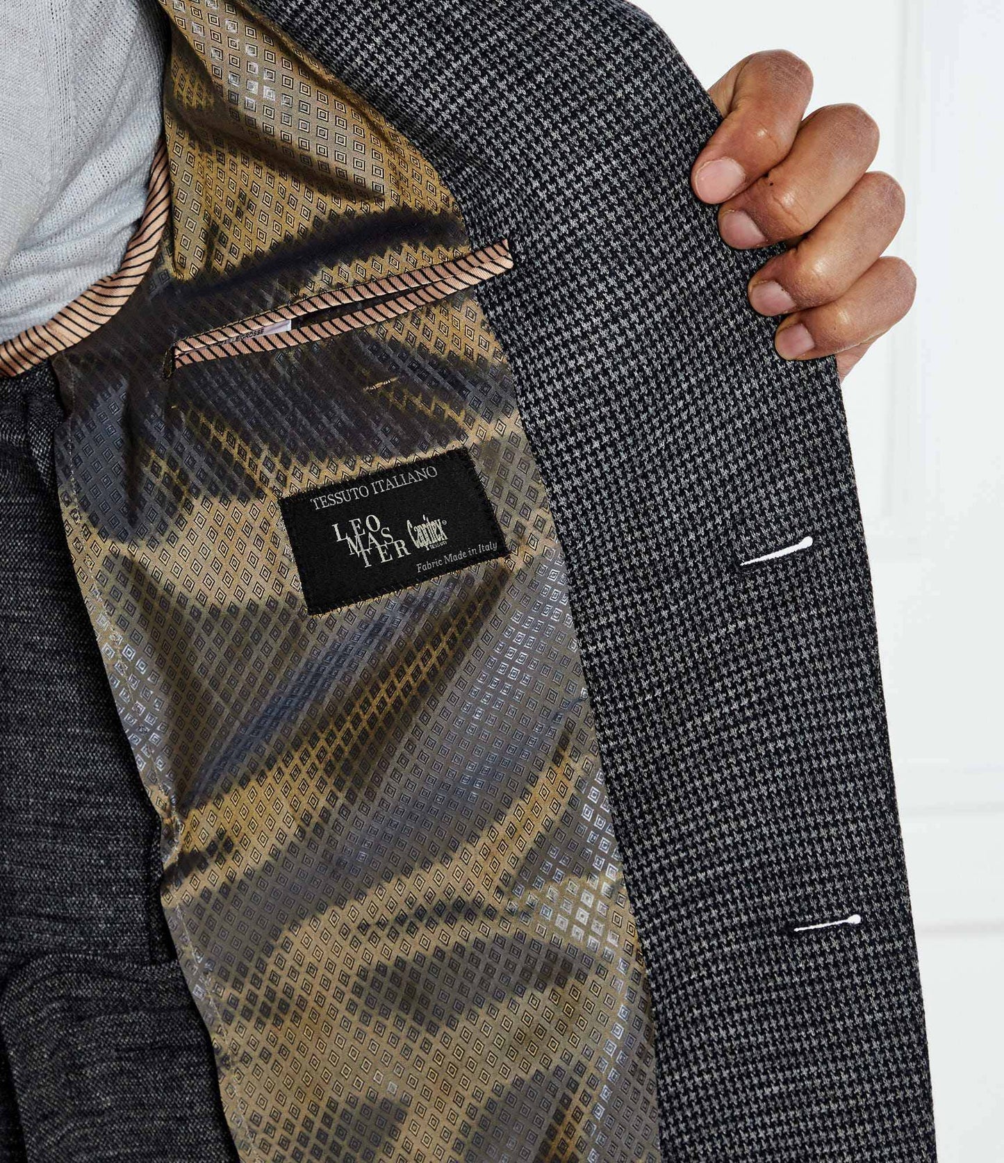 SAND Copenhagen | Veston Jersey extensible ''6817 Star Easy'' – Gris foncé