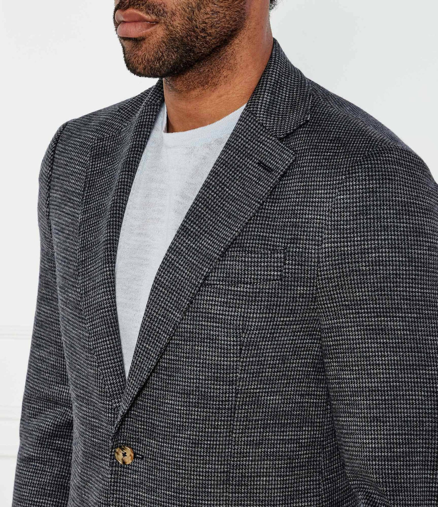 SAND Copenhagen | Veston Jersey extensible ''6817 Star Easy'' – Gris foncé