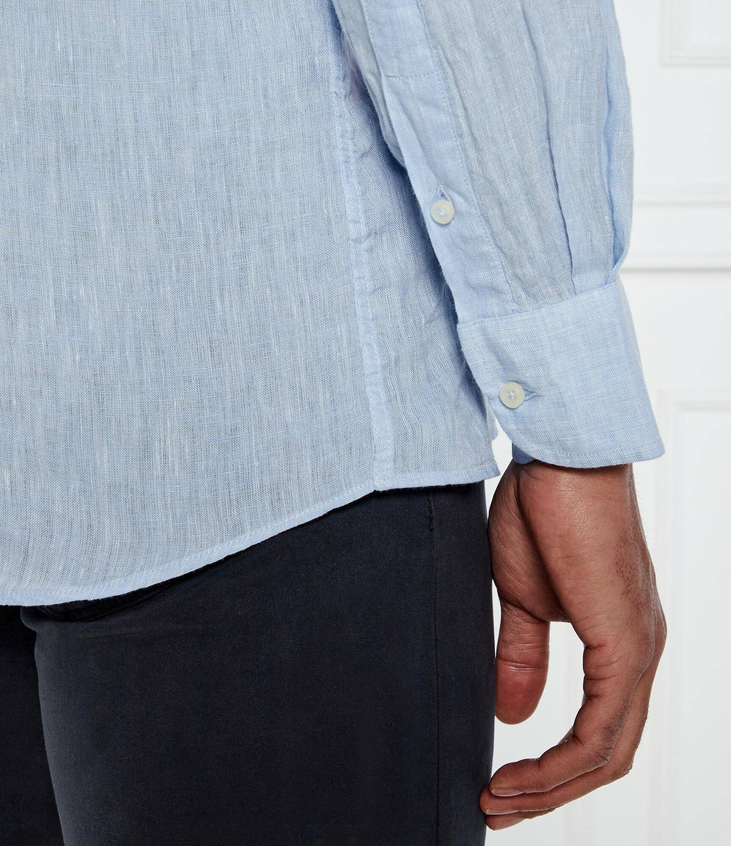 SAND Copenhagen | Chemise en lin ''8823 State soft '' - Bleu clair