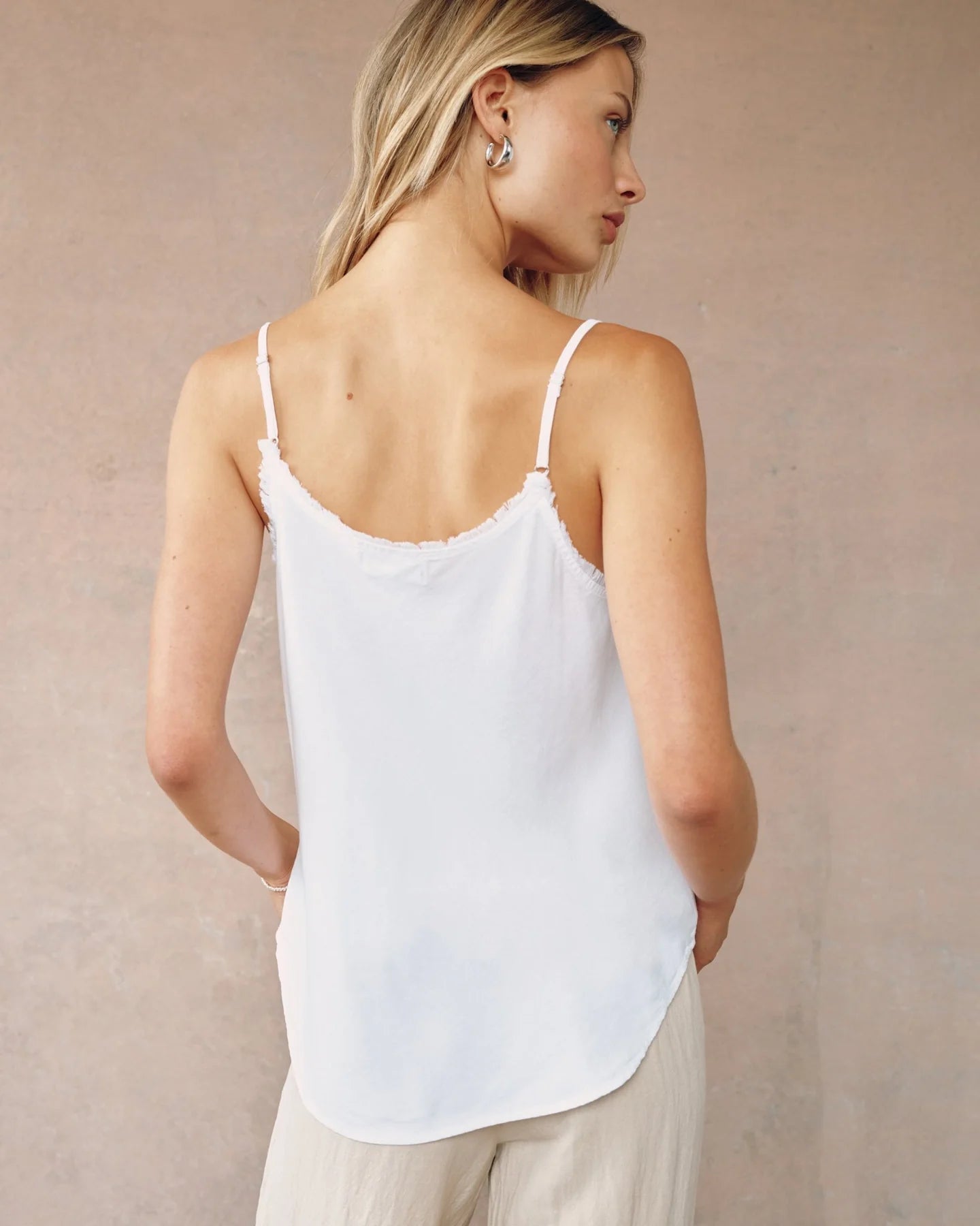 Bella Dahl | Débardeur ¨Frayed¨| Blanc