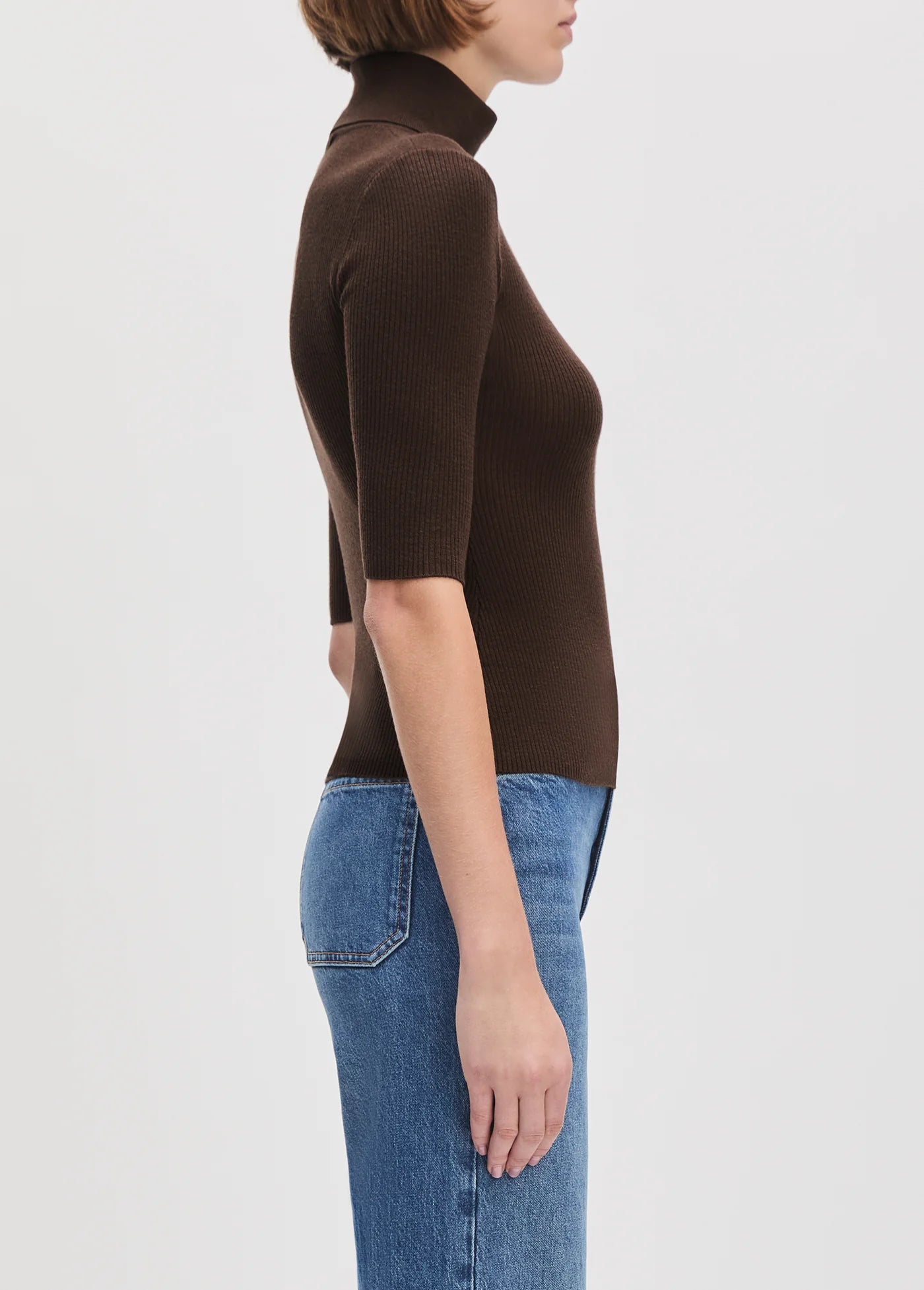 Favorite Daughter | Col roulé en laine "Amelia" - Marron