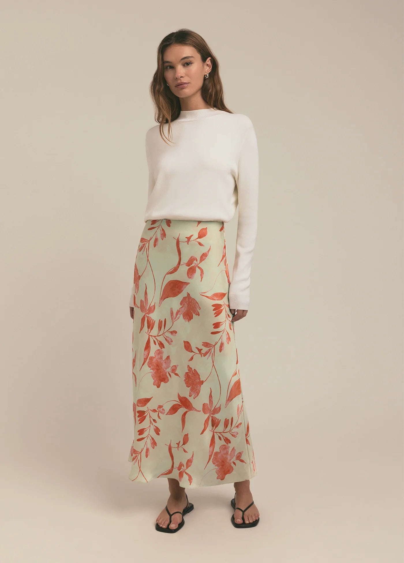 Favorite Daughter | Jupe "THE FAVORITE" - Floral orange
