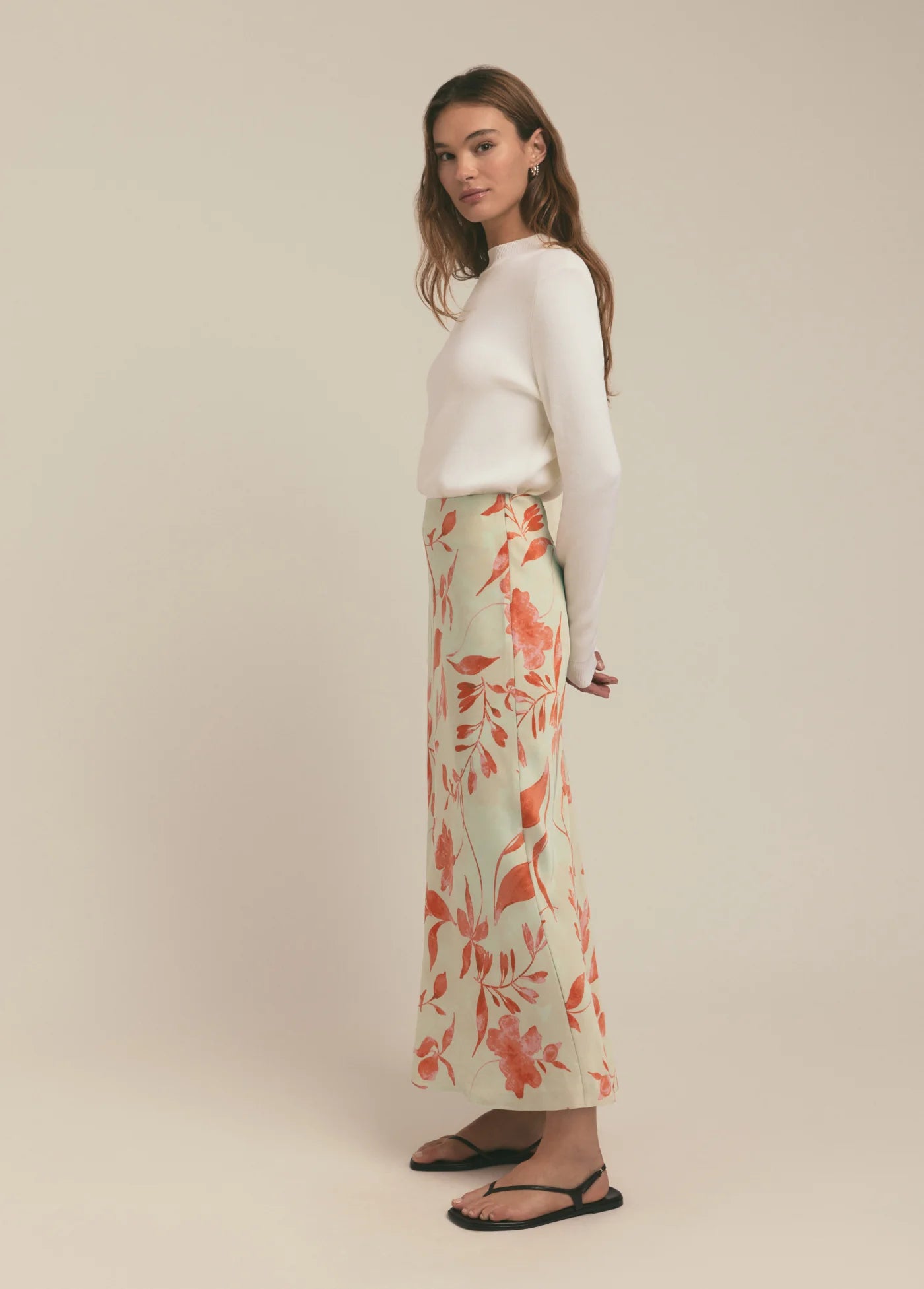 Favorite Daughter | Jupe "THE FAVORITE" - Floral orange