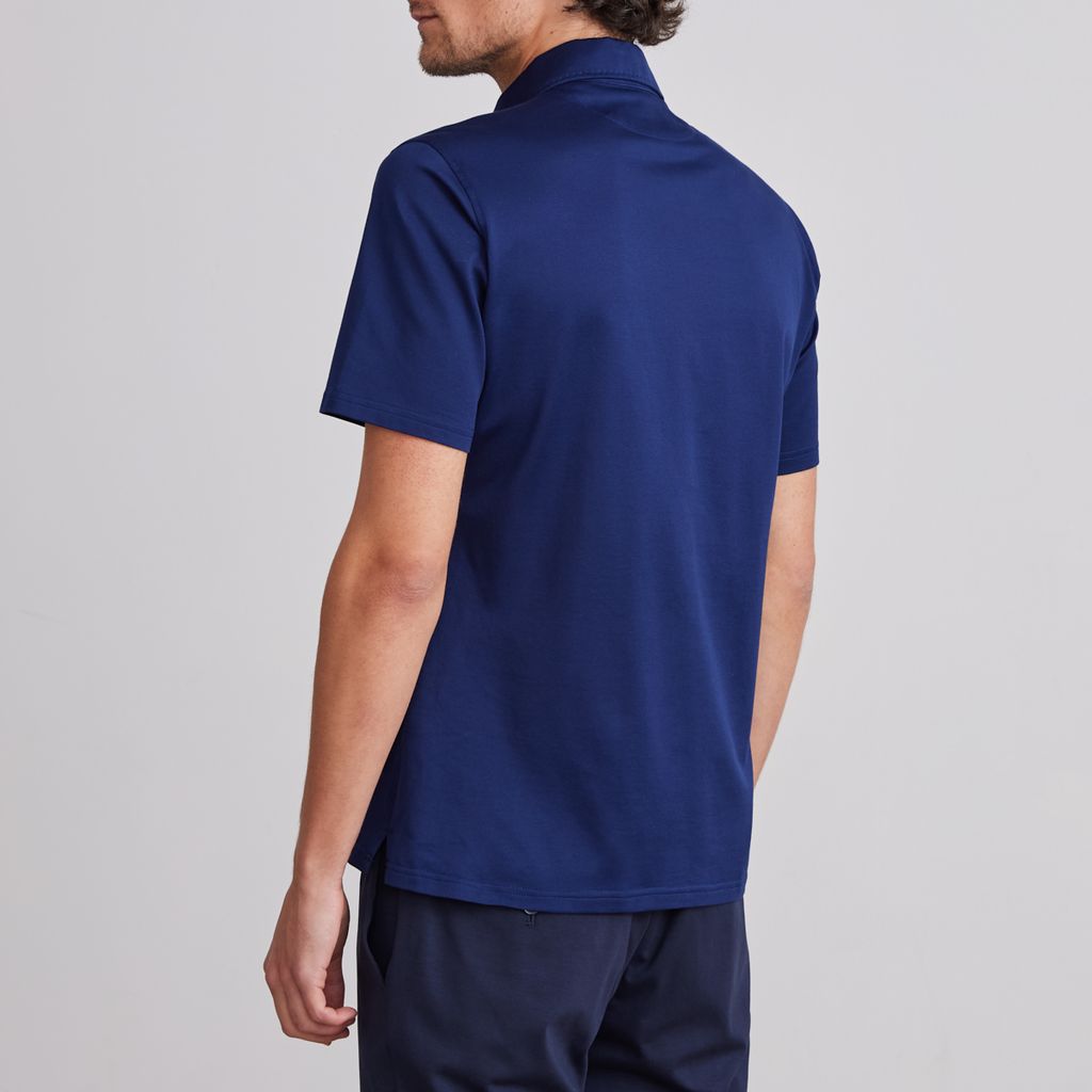 Emanuel Berg | Polo ''Pablo'' en jersey - Marine