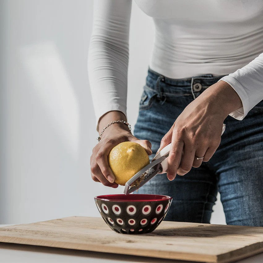 GUZZINI | BOL "LE MURRINE"  Ensemble de 2 bols 12cm -  Noir et Rouge