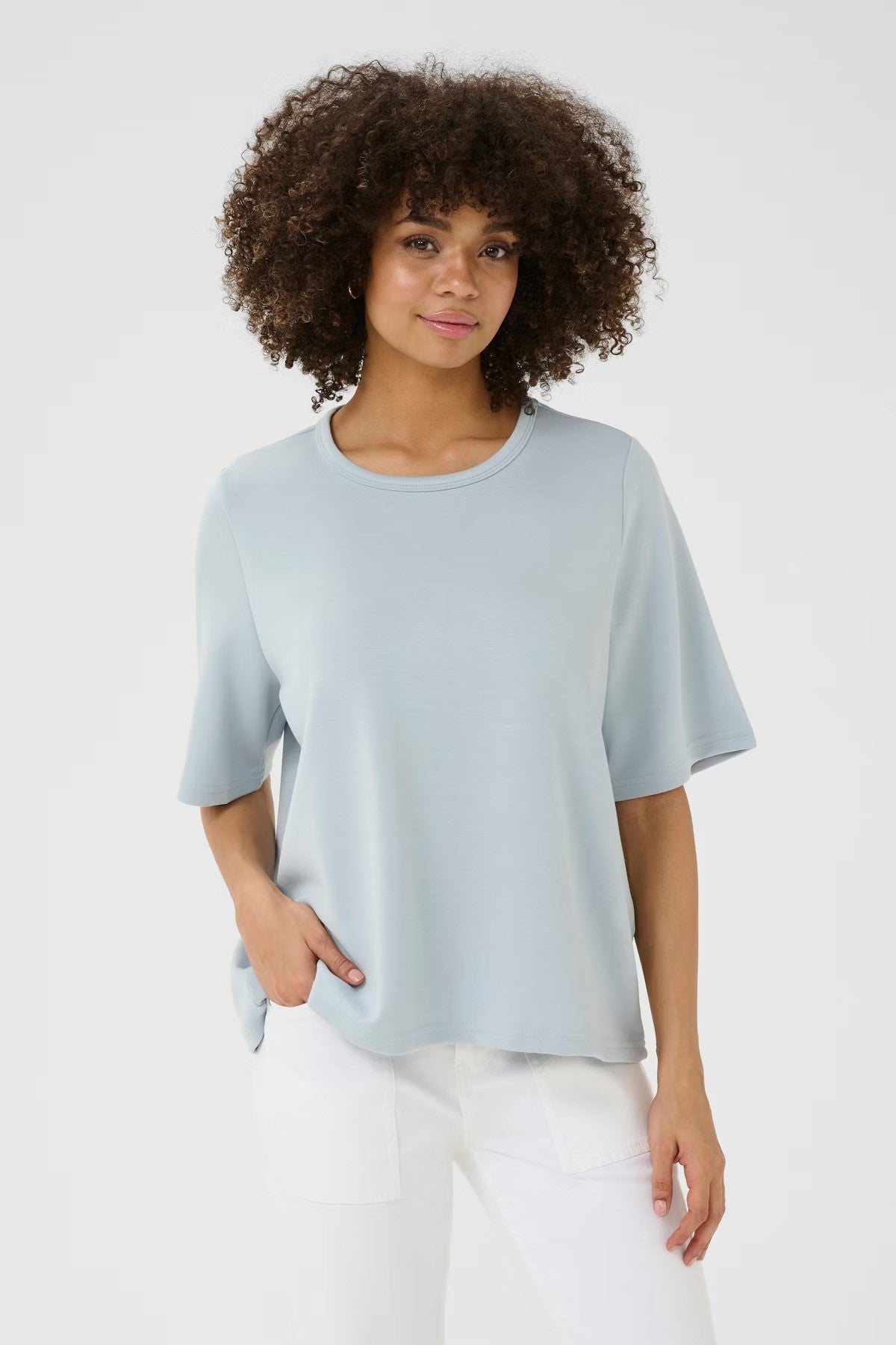 CULTURE | T-shirt "HARA" - Bleu poudre