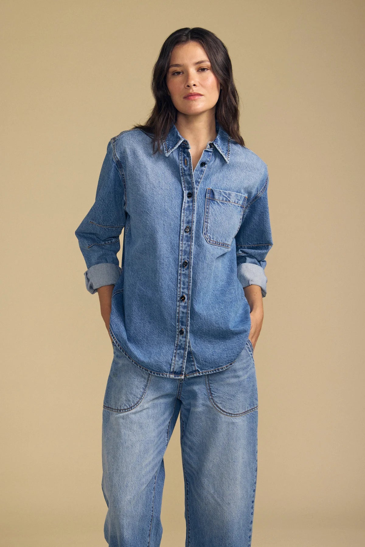 Velvet | Chemise l 'Clementine' | Denim