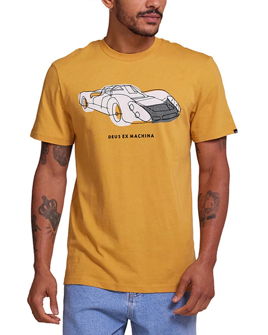 Deus Ex Machina  | T-shirt ''908'' - Miel doré