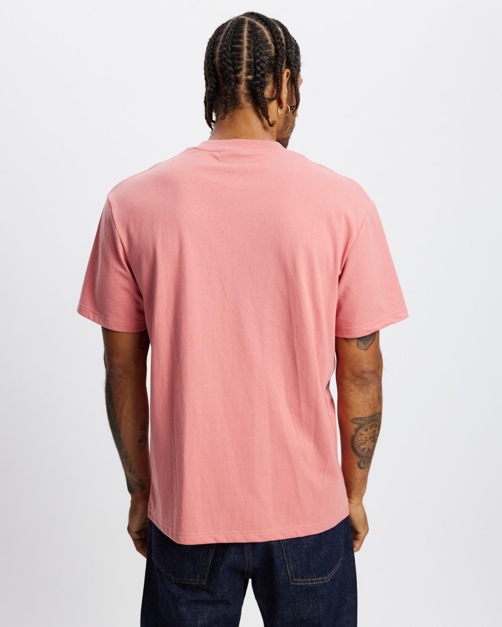 Deus Ex Machina | T-shirt à poche ''TERASSE'' - Couleur lantana