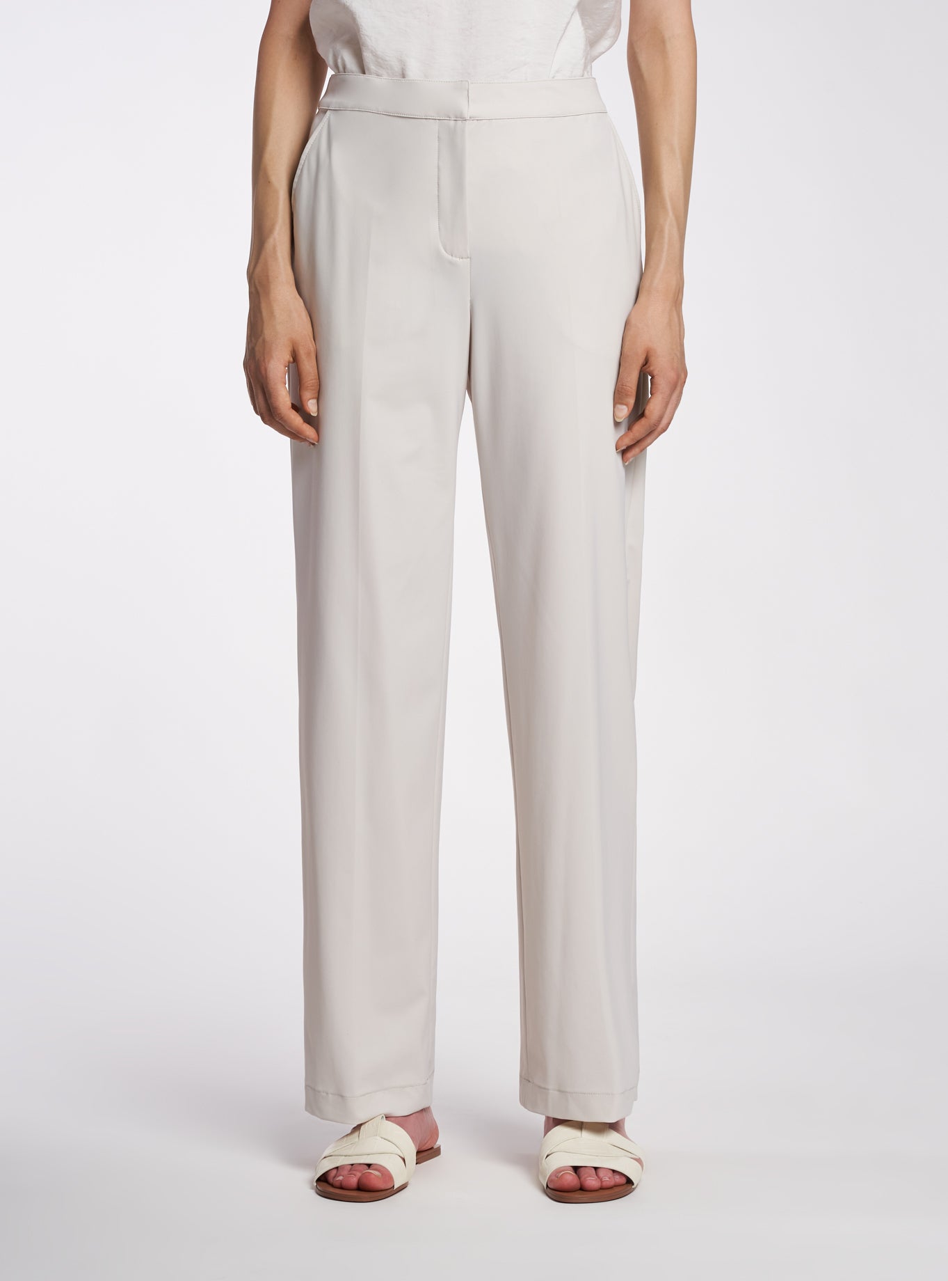 Camicettasnob | Pantalon "ARMONIA" - Gris clair