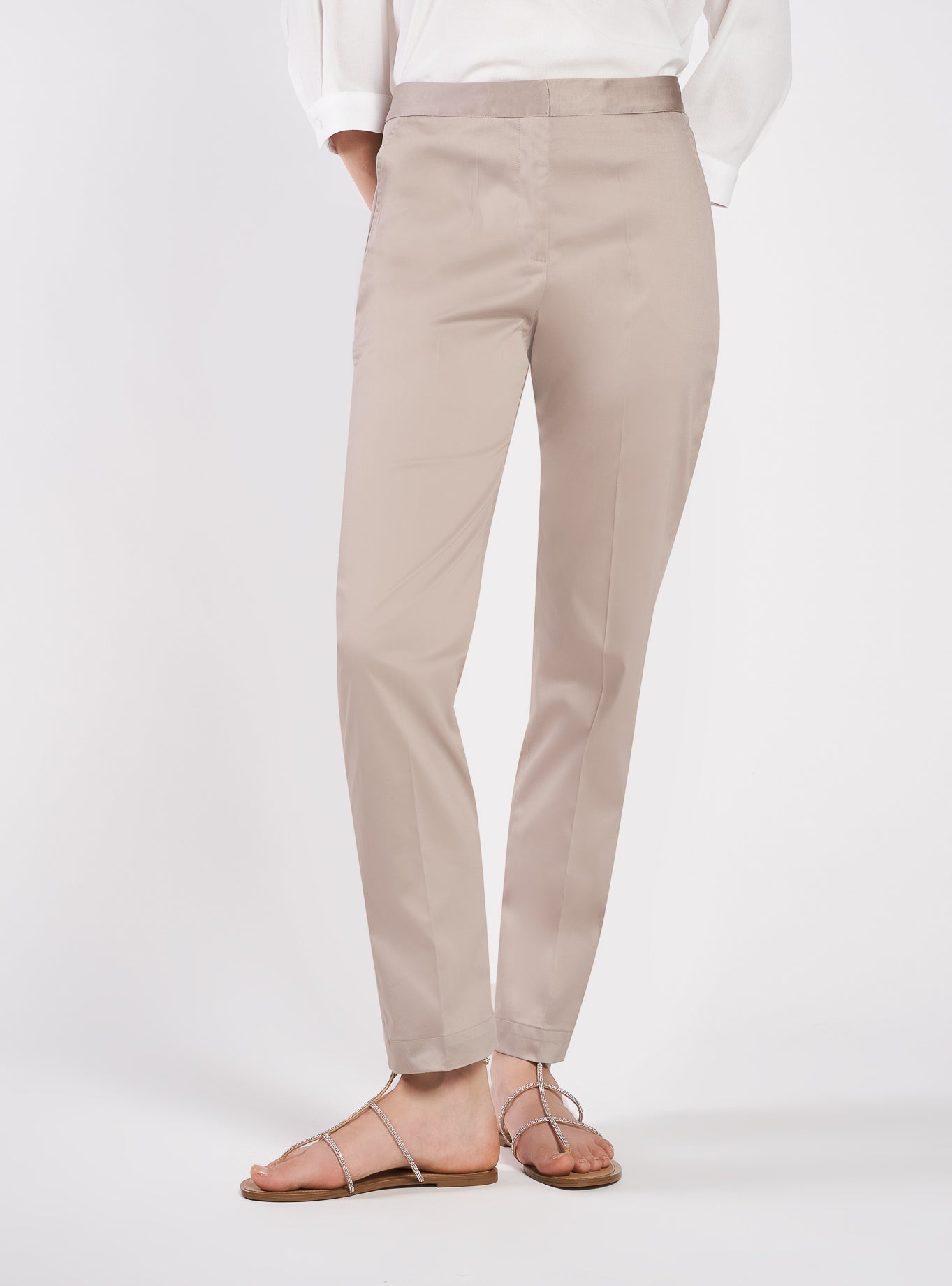 Camicettasnob | Pantalon "GENES" - Taupe