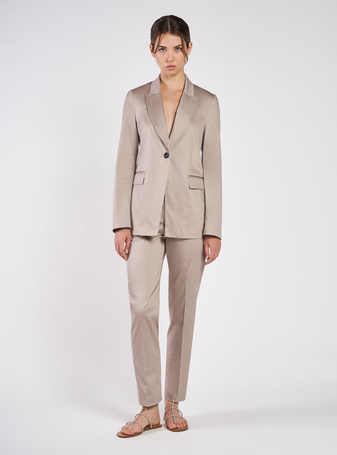 Camicettasnob | Pantalon "GENES" - Taupe