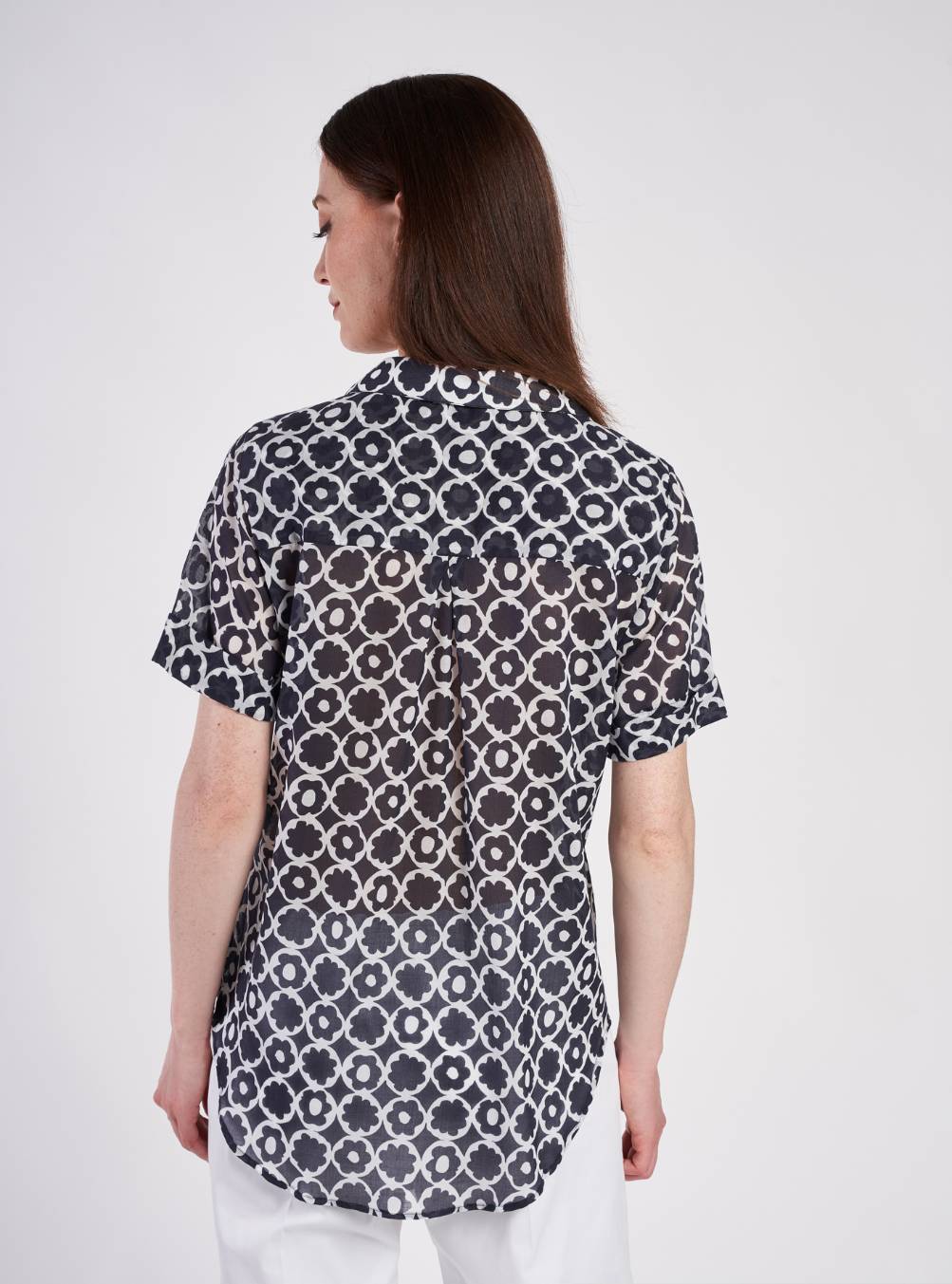 Camicettasnob | Blouse florale - Bleu