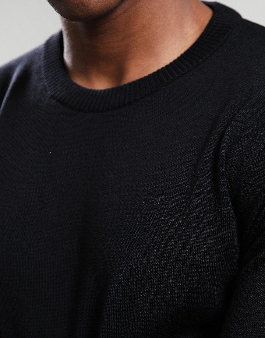 J.LINDEBERG | Pull "Keane" Merino à col rond - Noir