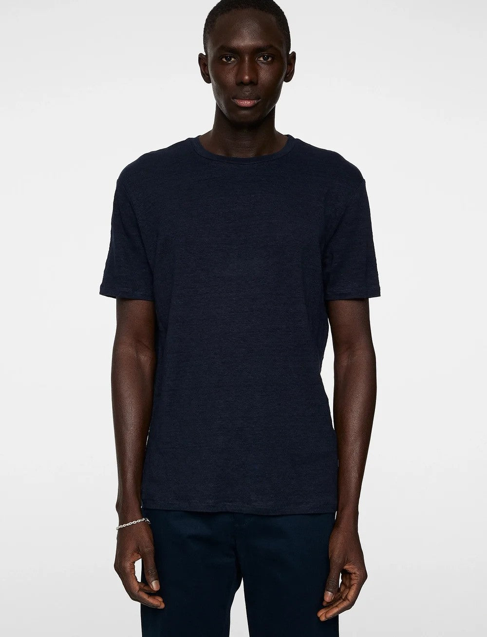 J.Lindeberg | T-shirt en lin “'Coma” - bleu marin