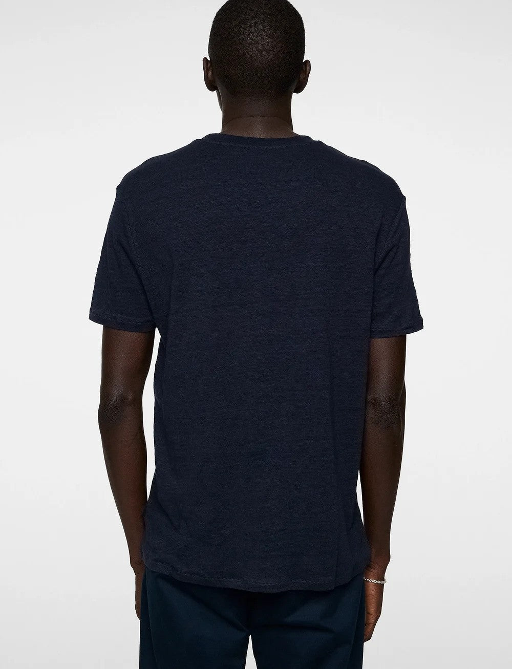 J.Lindeberg | T-shirt en lin “'Coma” - bleu marin