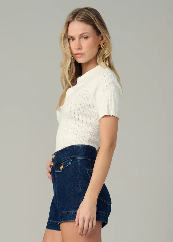 JOE'S - Polo "THE JESS POINTEL" - Blanc