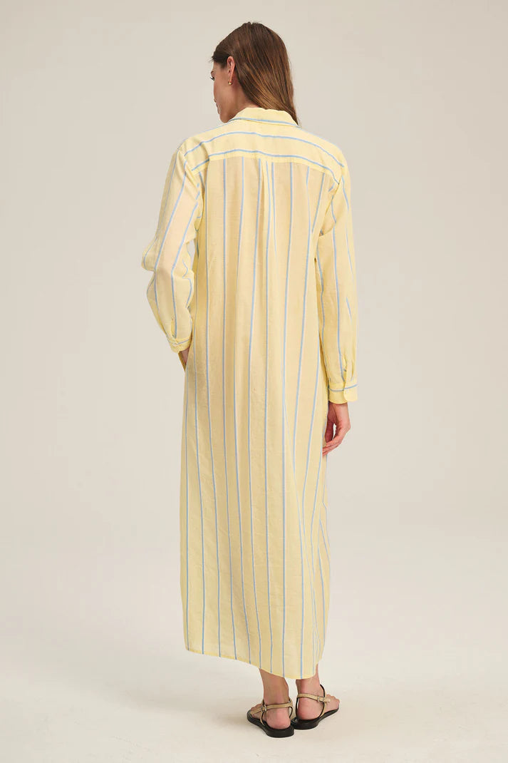 Velvet | La robe longueur maxi ''Kimora'' - Jaune