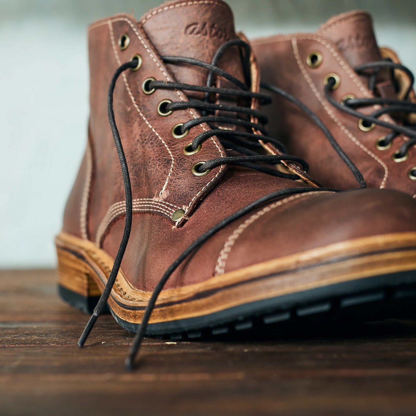 Astorflex |  Bottes à lacets Legendflex -  marron foncé