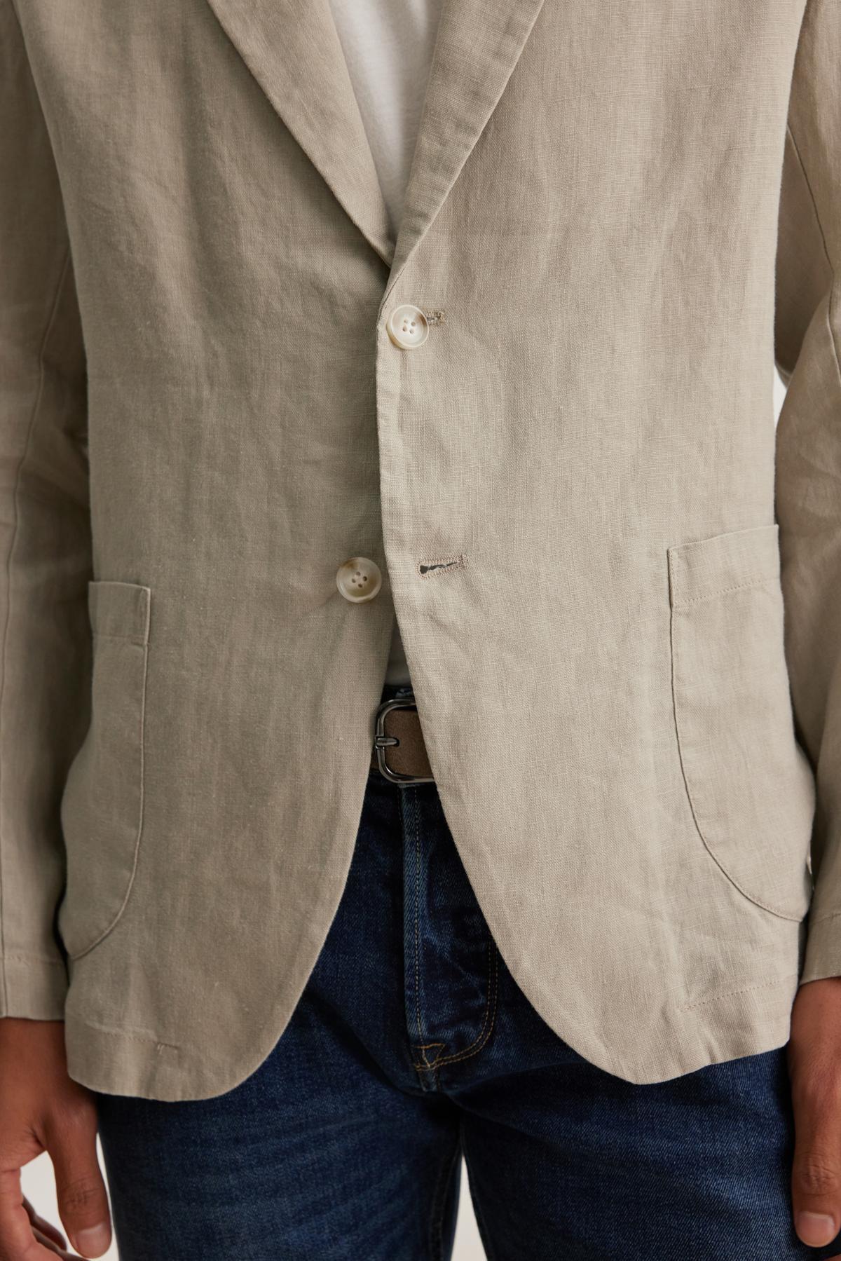Velvet | Blazer en lin "WARREN" - Sable