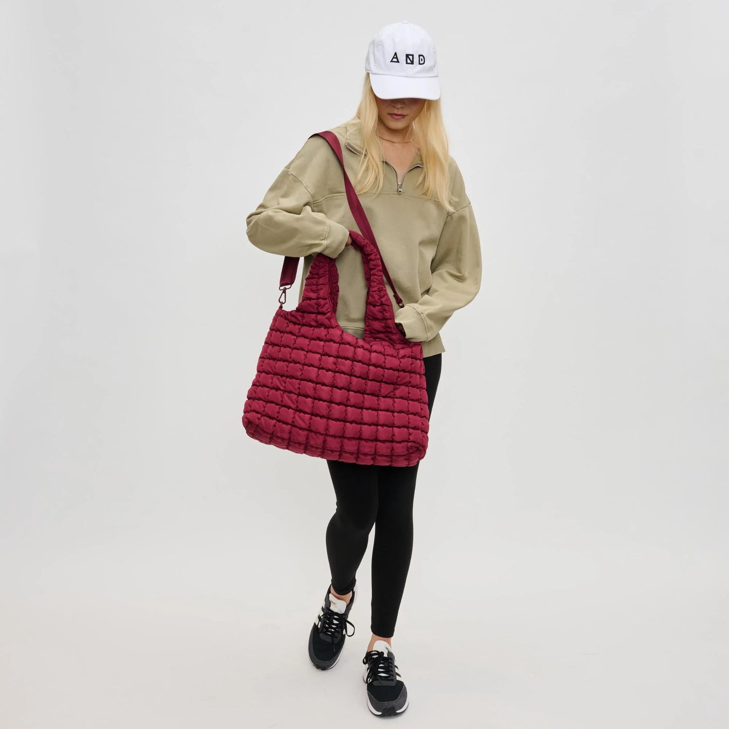 Sol & Selene | Fourre-tout "Elevate Hobo" - Bourgogne