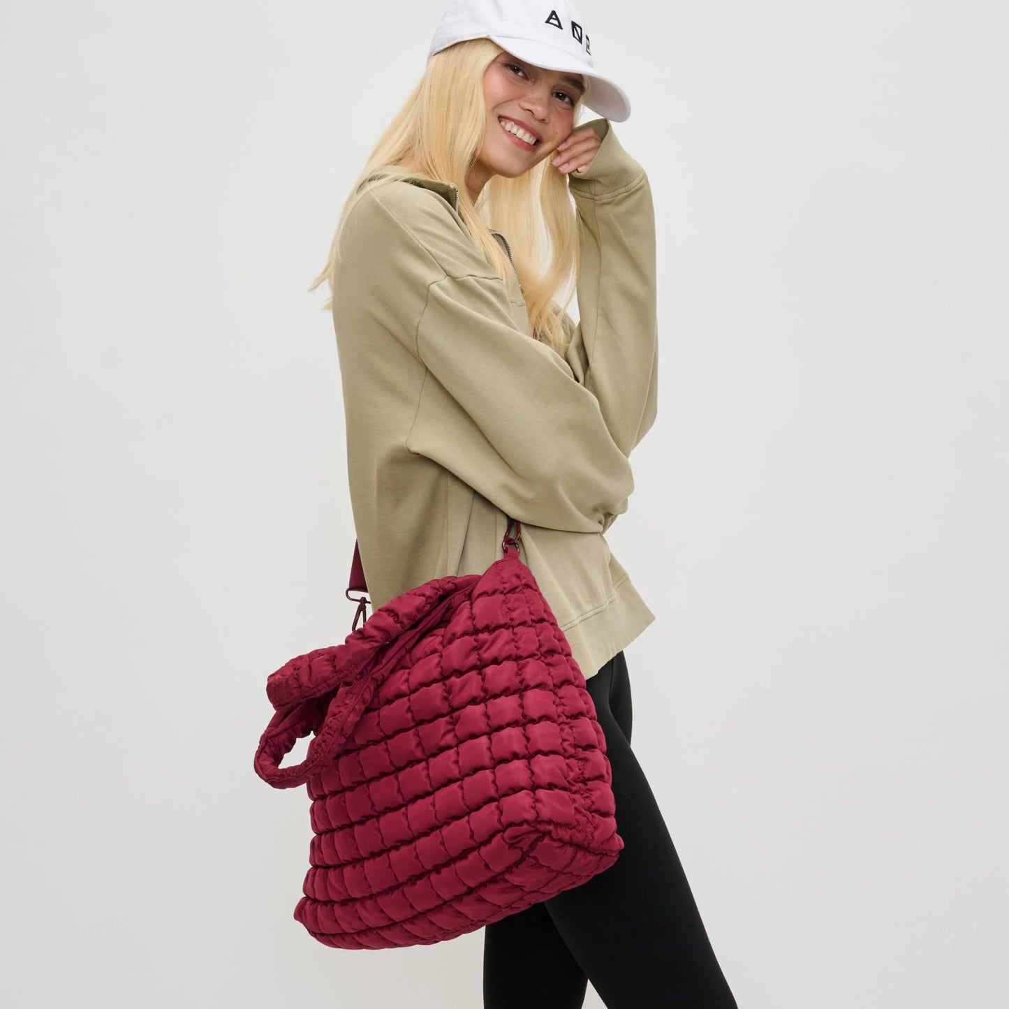 Sol & Selene | Fourre-tout "Elevate Hobo" - Bourgogne