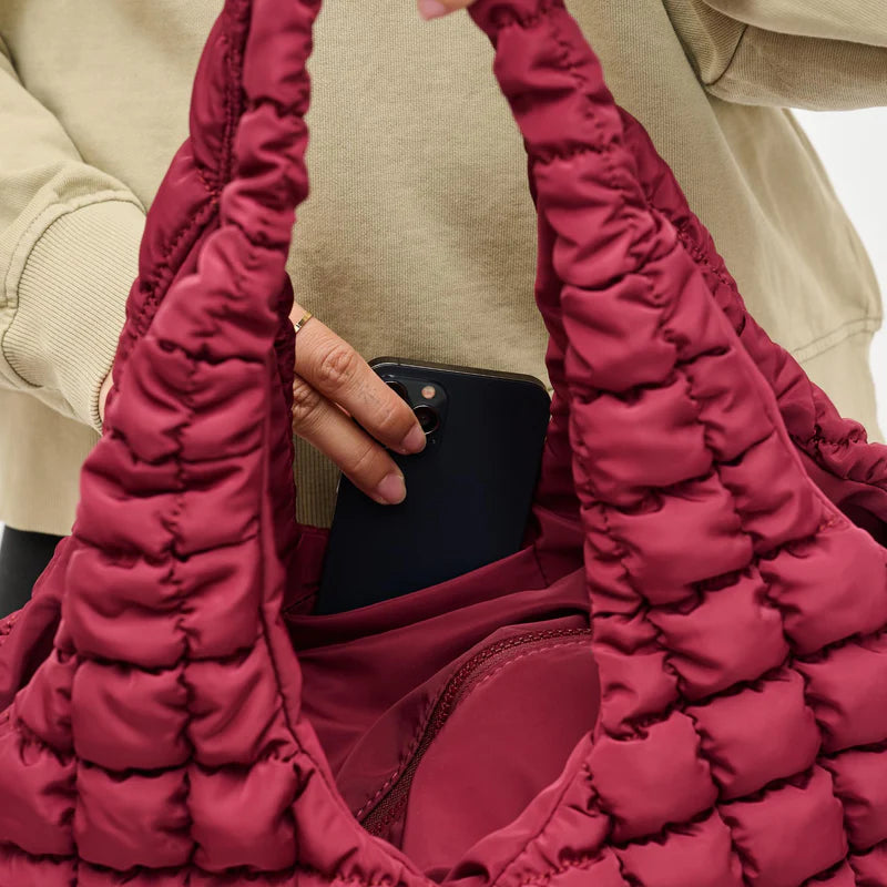 Sol & Selene | Fourre-tout "Elevate Hobo" - Bourgogne