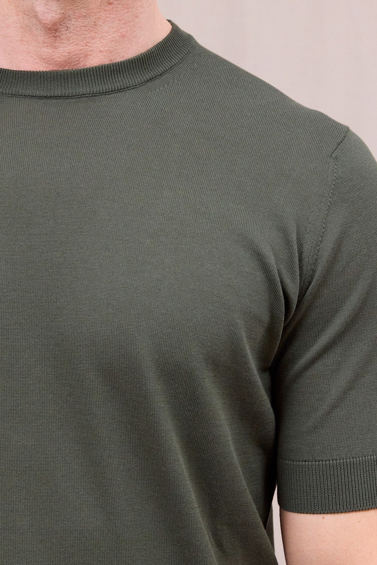 Filippo De Laurentiis | T-shirt en maille de coton crêpé - Olive