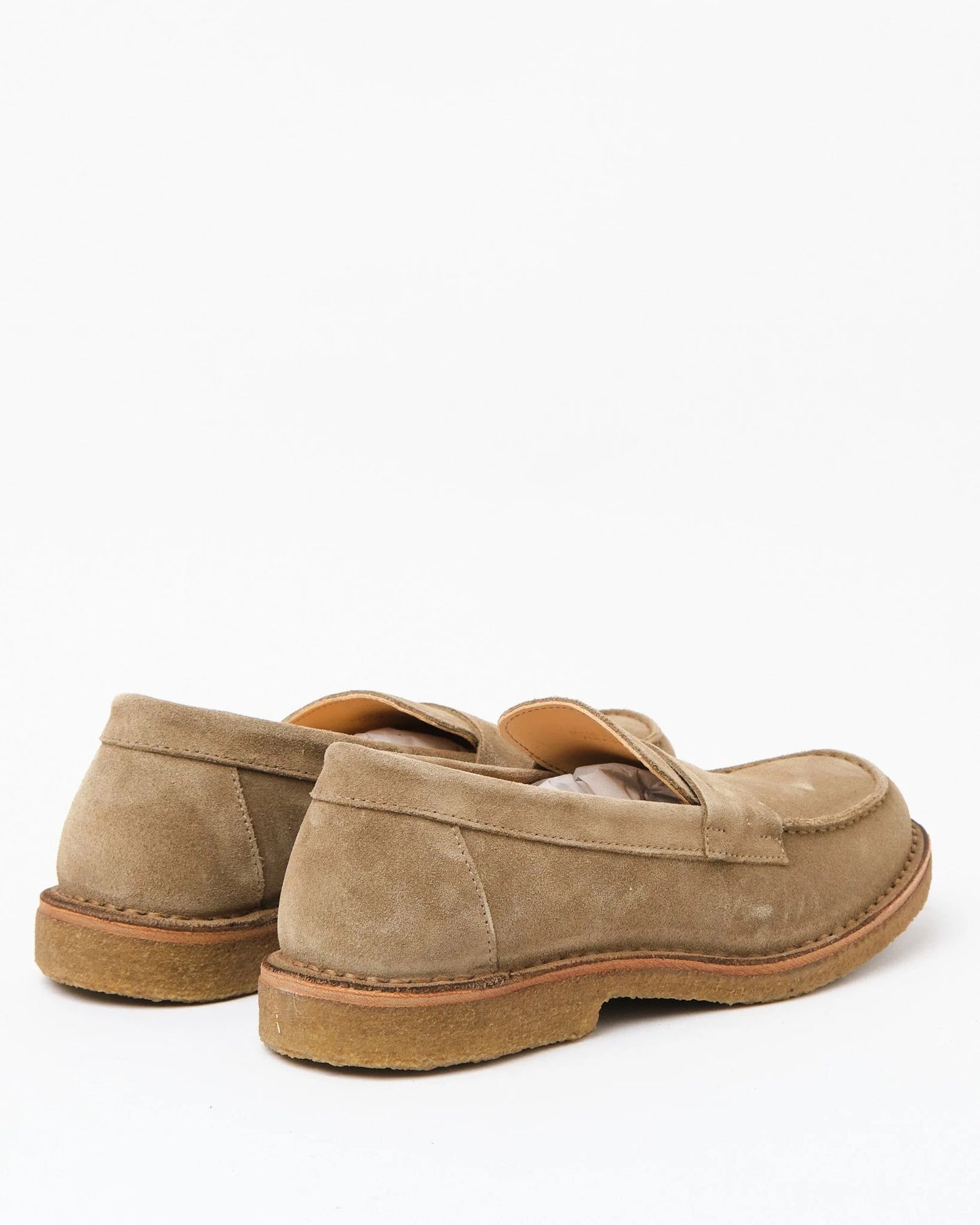 Astorflex | Mocassins en daim ''Mokaflex'' - Écru