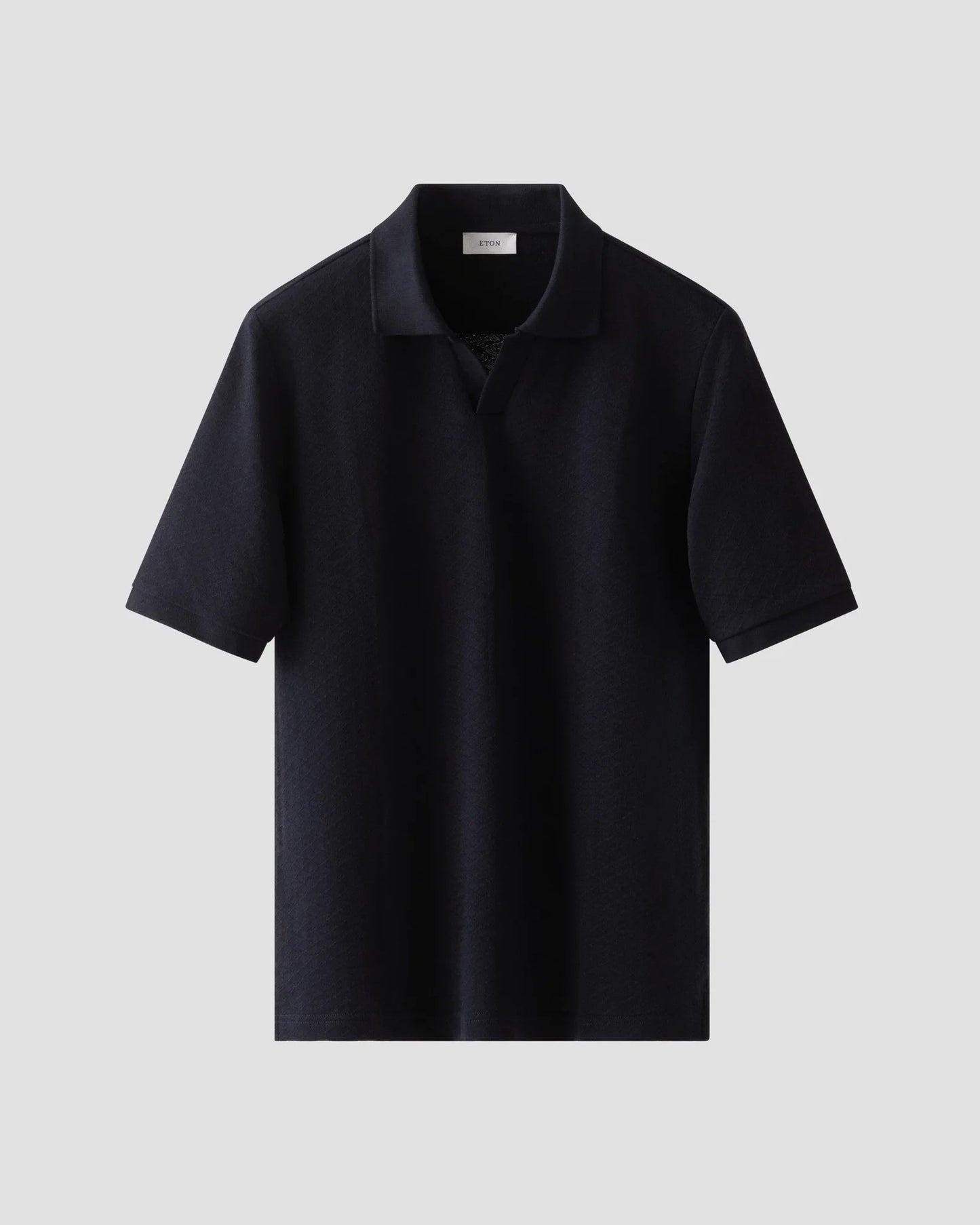 Eton | Polo en jacquard - Marine